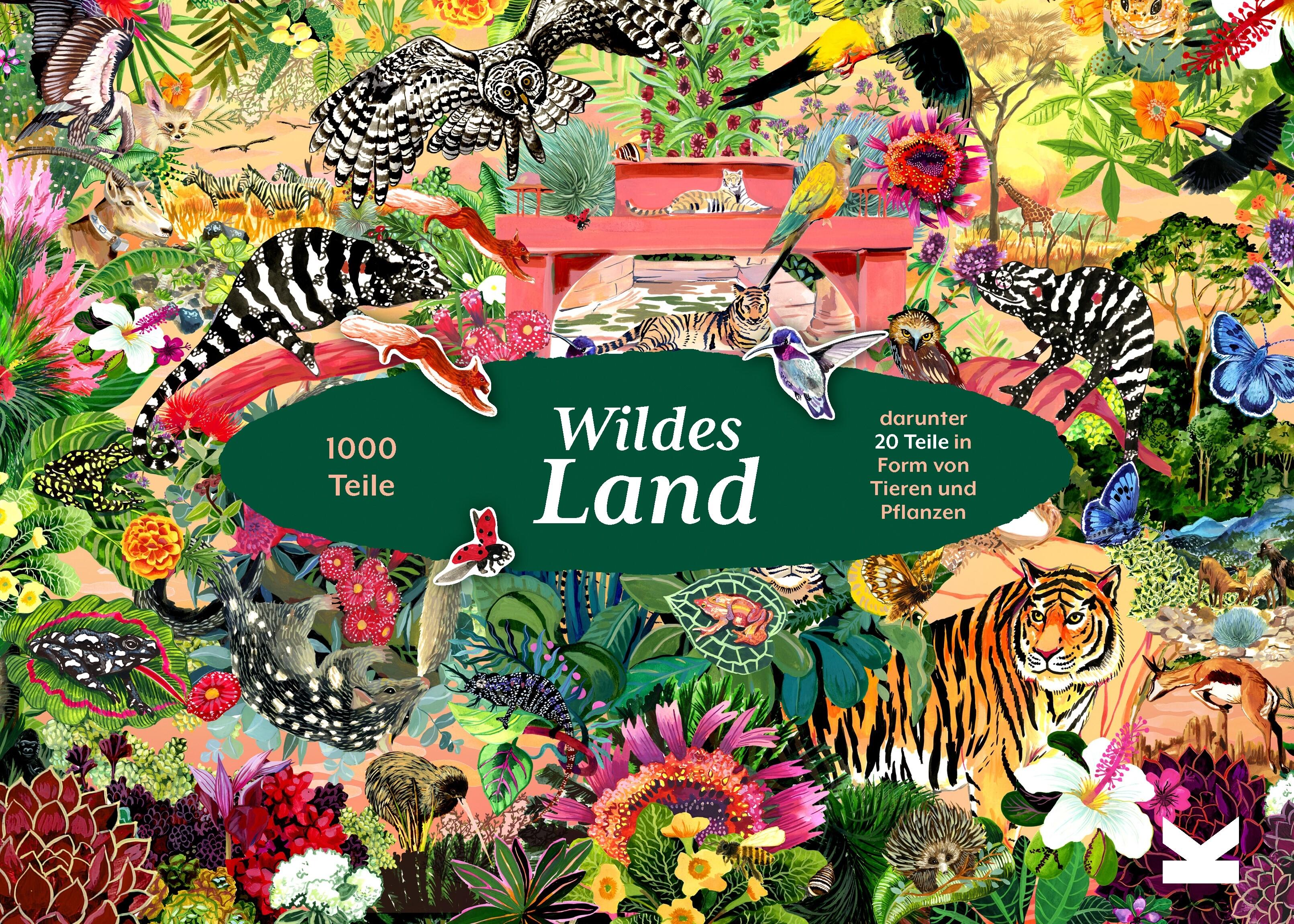 Vorderes Coverbild Wildes Land - Puzzle 1000 Teile