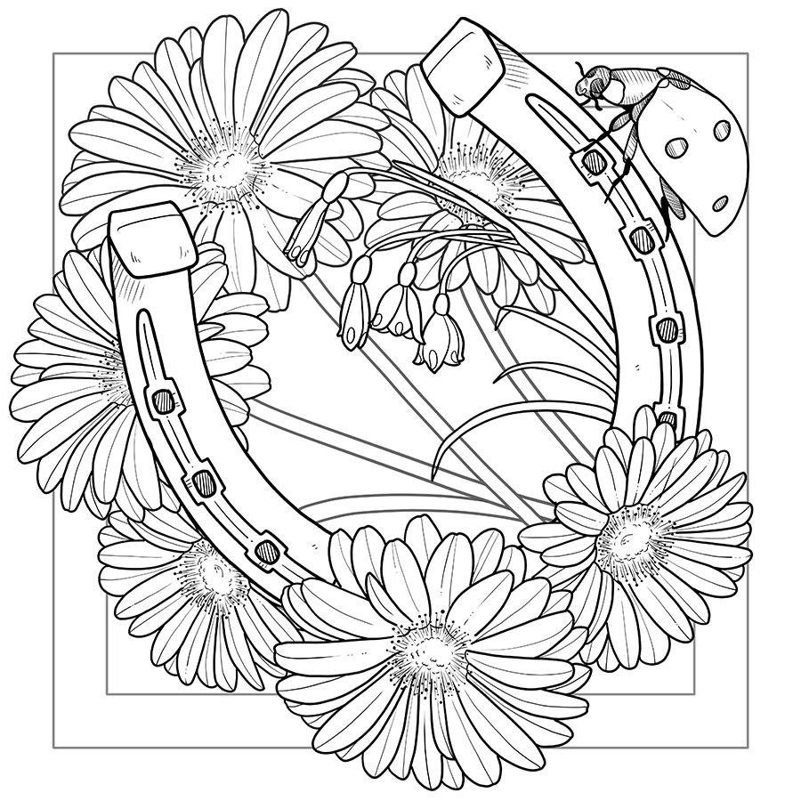 Beispielinhalt (Bild) Ich wünsche dir ... ein Stück vom Glück