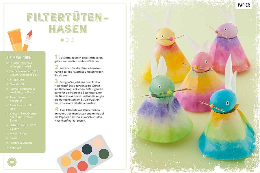 Beispielinhalt (Bild) Das Rentner-Bastelbuch. In großer Schrift.