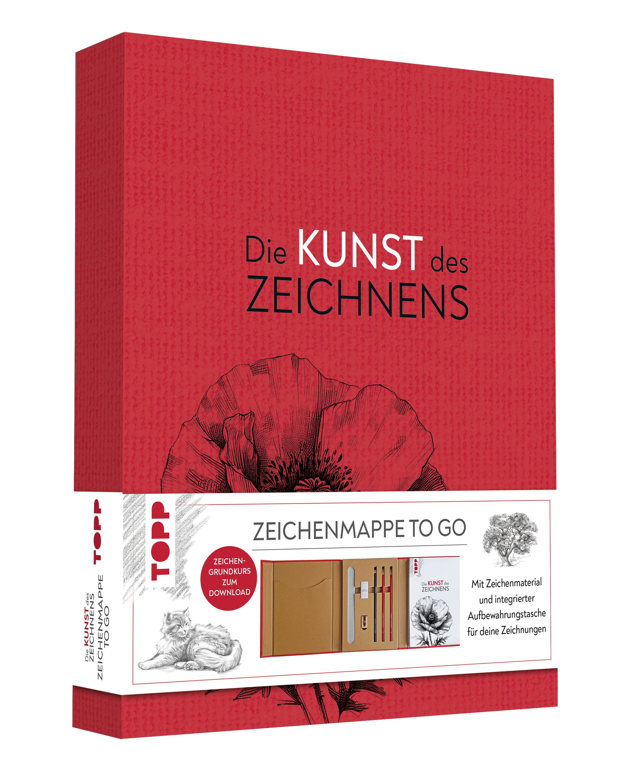 Vorderes Coverbild Die Kunst des Zeichnens - Zeichenmappe to go