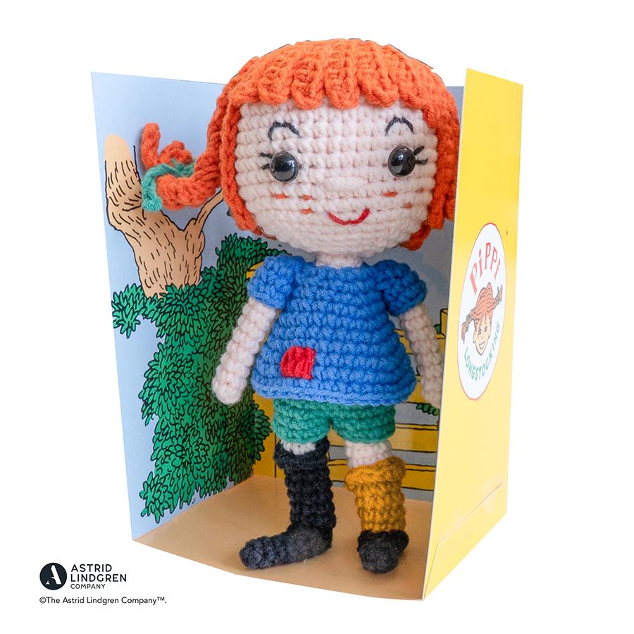 Beispielinhalt (Bild) Pippi Langstrumpf - Das offizielle Häkelset zum 80. Geburtstag