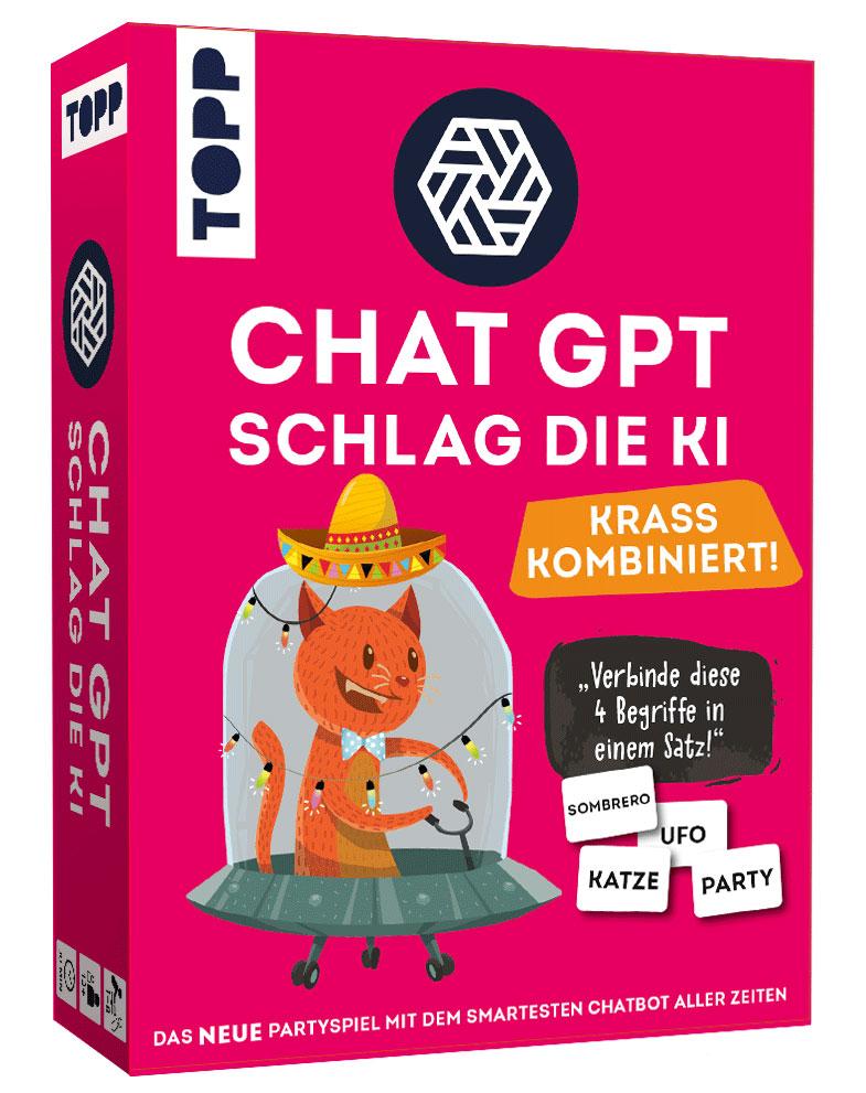 Vorderes Coverbild ChatGPT - Schlag die KI. Krass kombiniert! Wer schreibt aus vier Worten die beste Story?