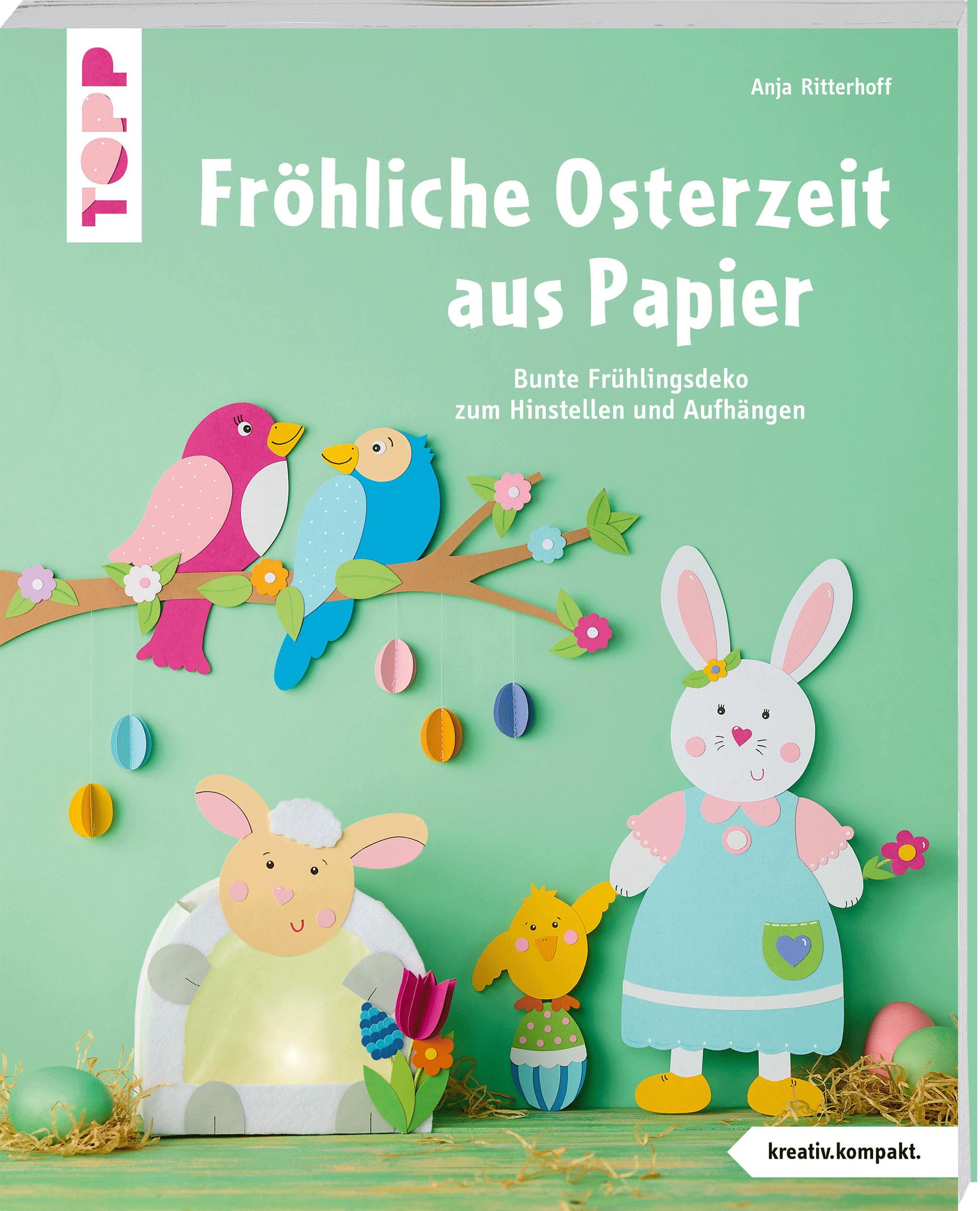 Vorderes Coverbild Fröhliche Osterzeit aus Papier (kreativ.kompakt)