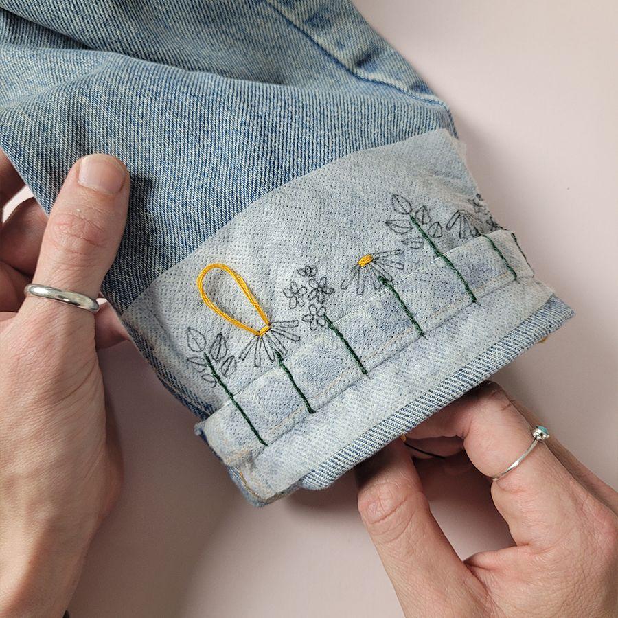 Beispielinhalt (Bild) Let's Stitch Flowers by @fredi_boldt