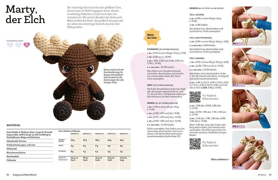 Beispielinhalt (Bild) Amigurumi Mix und Match