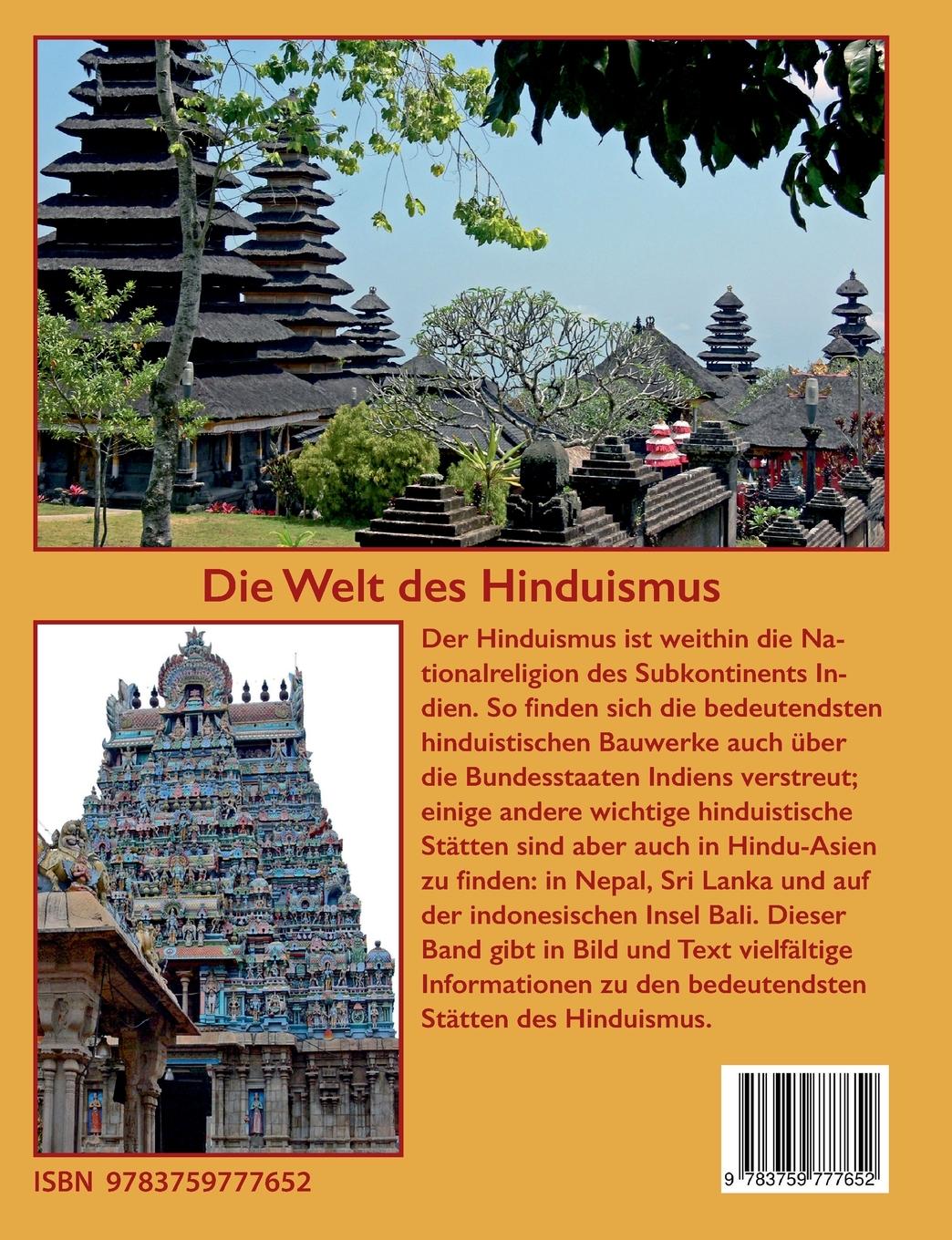 Rückseitencover Die Welt des Hinduismus