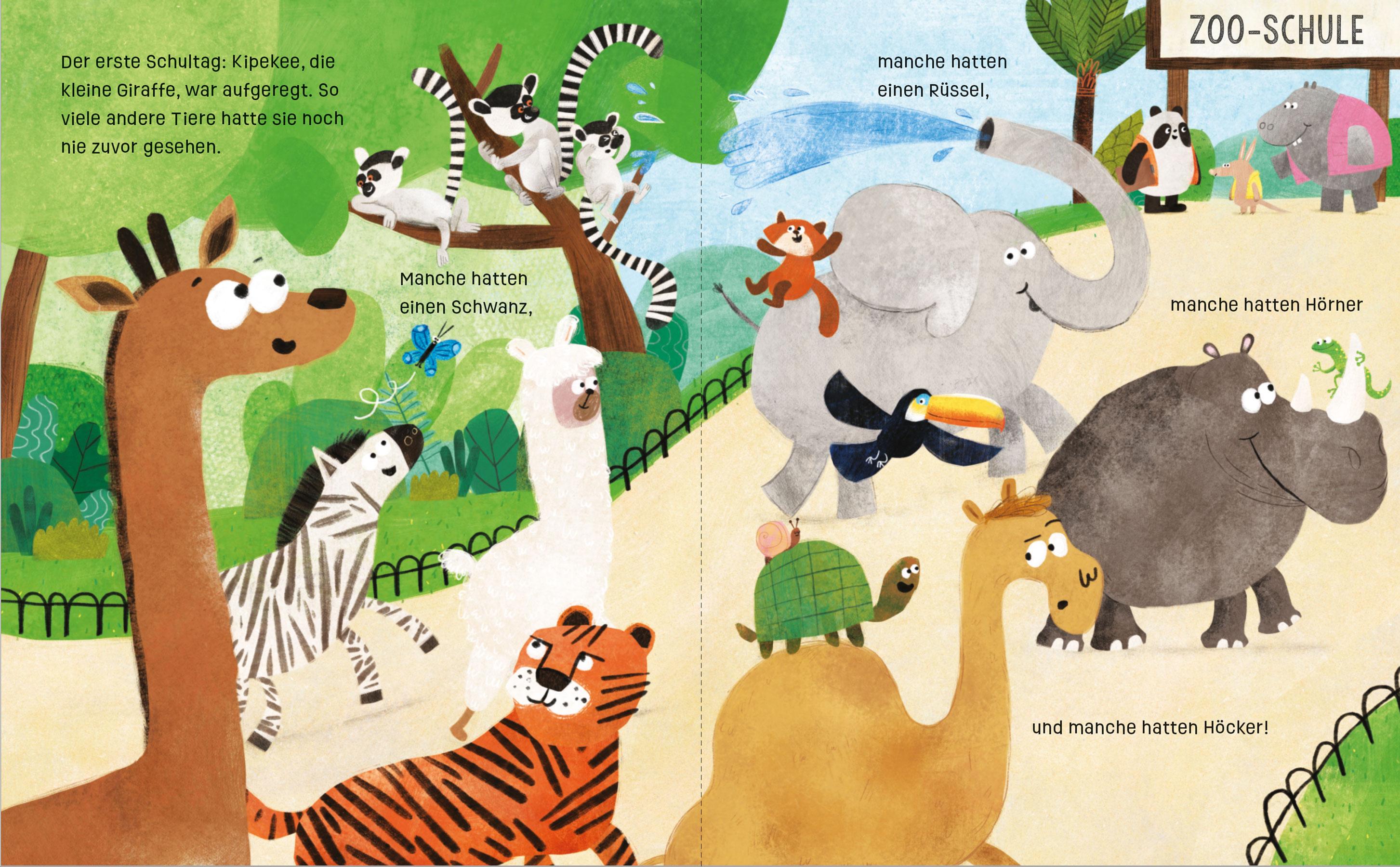 Beispielinhalt (Bild) Die Giraffe ohne Flecken