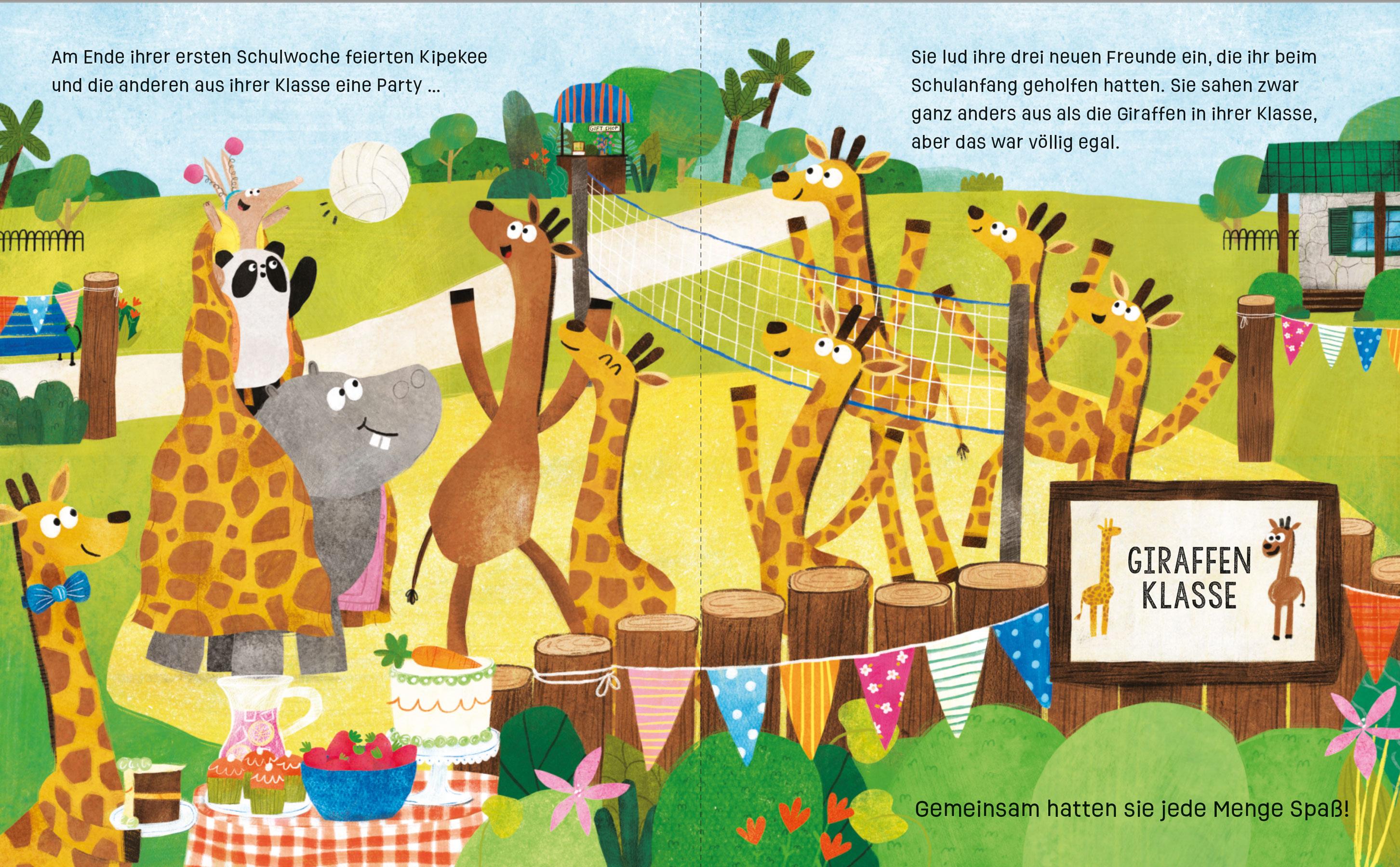 Beispielinhalt (Bild) Die Giraffe ohne Flecken