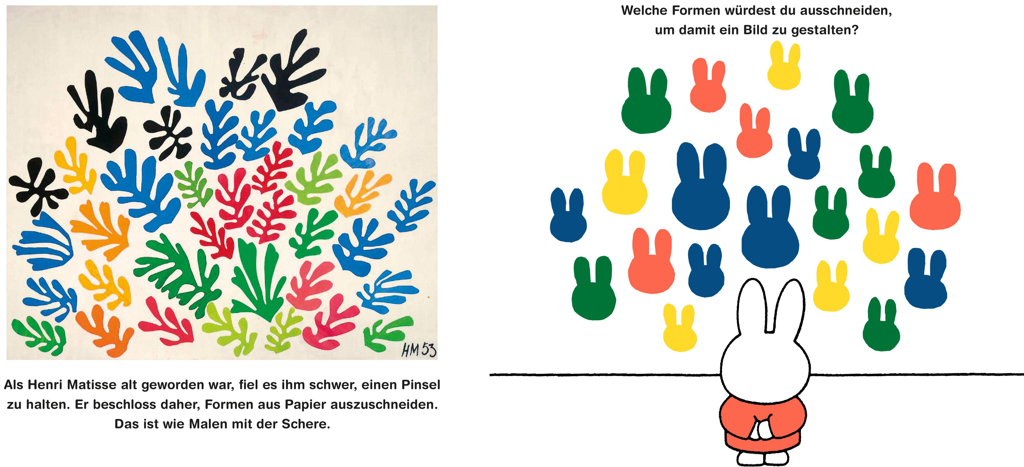 Beispielinhalt (Bild) Miffy und die Kunst (Kunst für Kinder)
