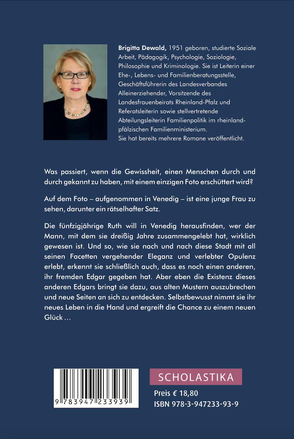 Rückseitencover Die Reise nach Venedig