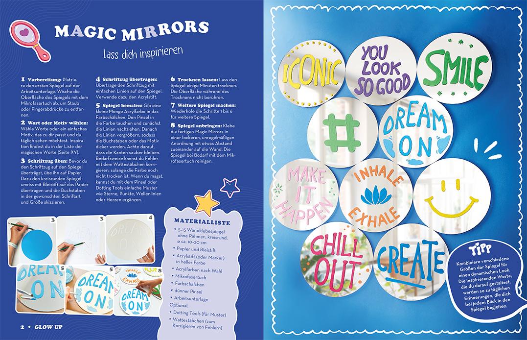 Beispielinhalt (Bild) In my Girly Era - dream it, create it. Mein Kreativbuch