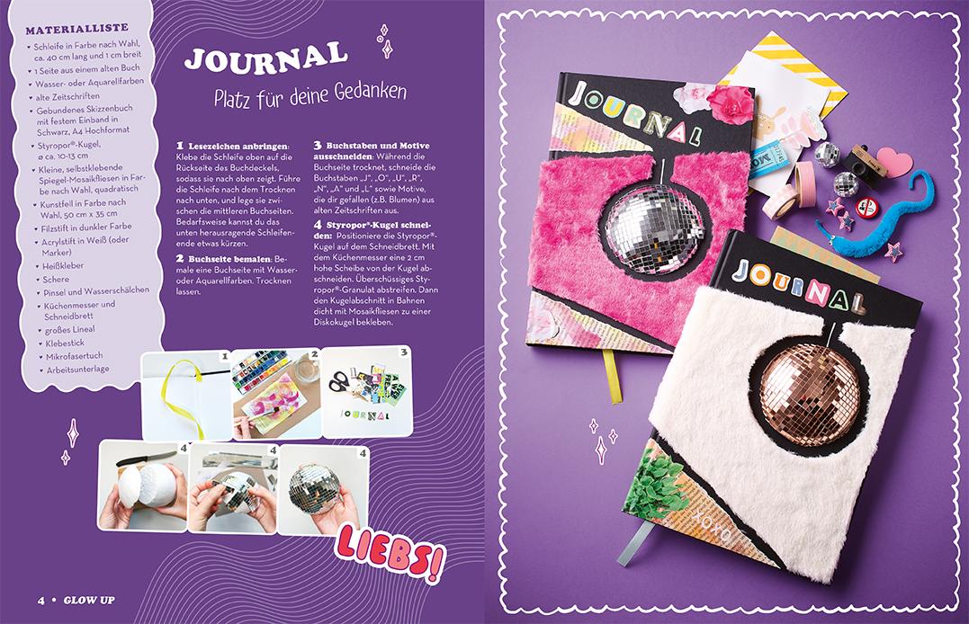 Beispielinhalt (Bild) In my Girly Era - dream it, create it. Mein Kreativbuch