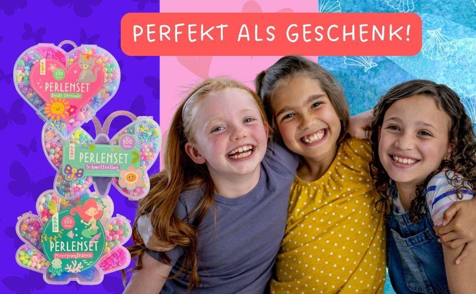 Beispielinhalt (Bild) Perlenset Schmetterling