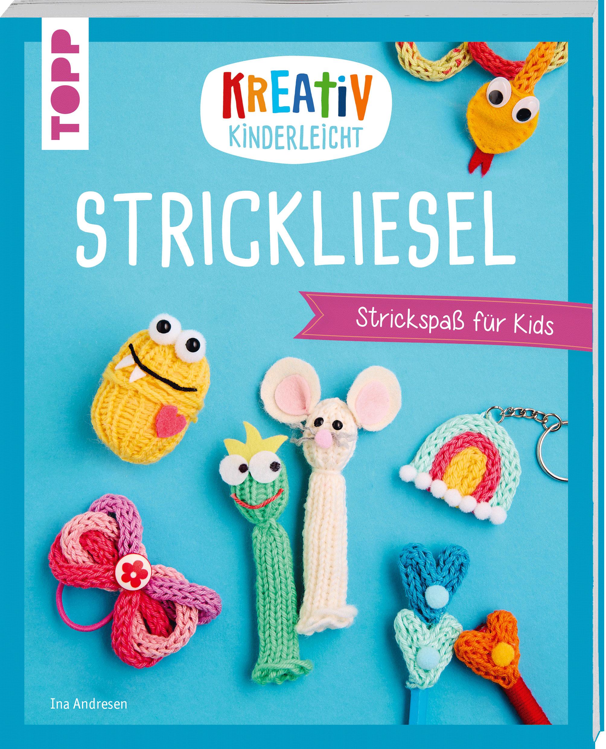 Vorderes Coverbild Kreativ kinderleicht Strickliesel