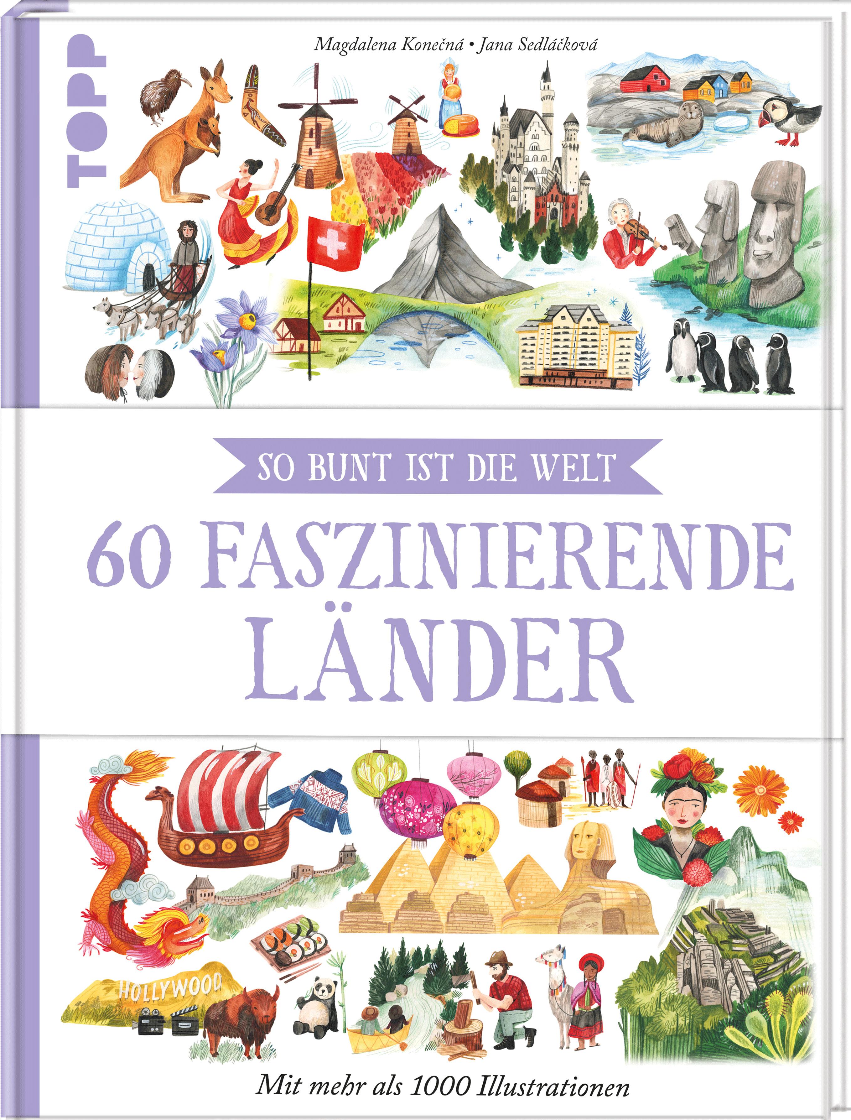 Vorderes Coverbild 60 faszinierende Länder