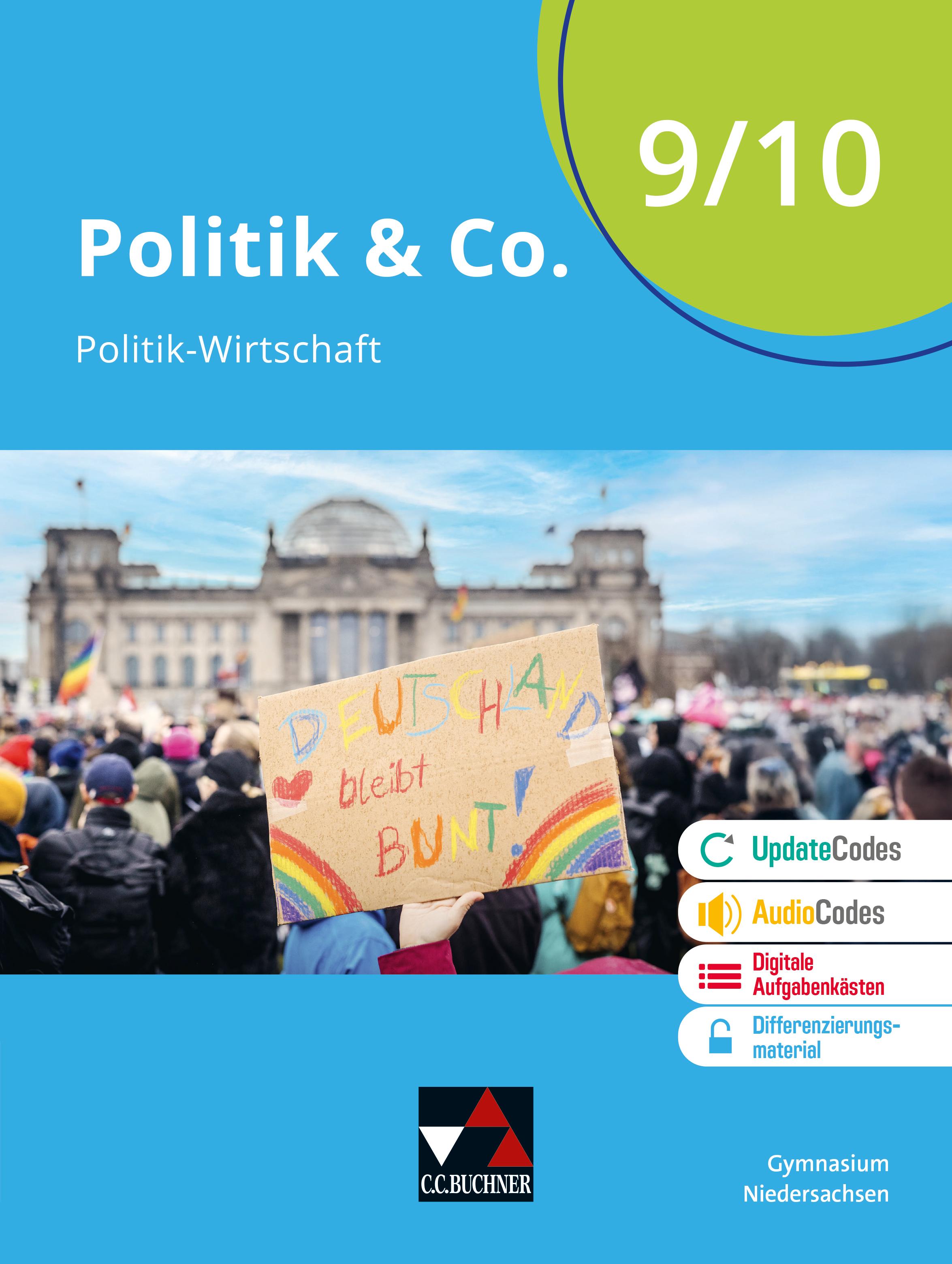 Vorderes Coverbild Politik & Co. Niedersachsen 9/10 - neu