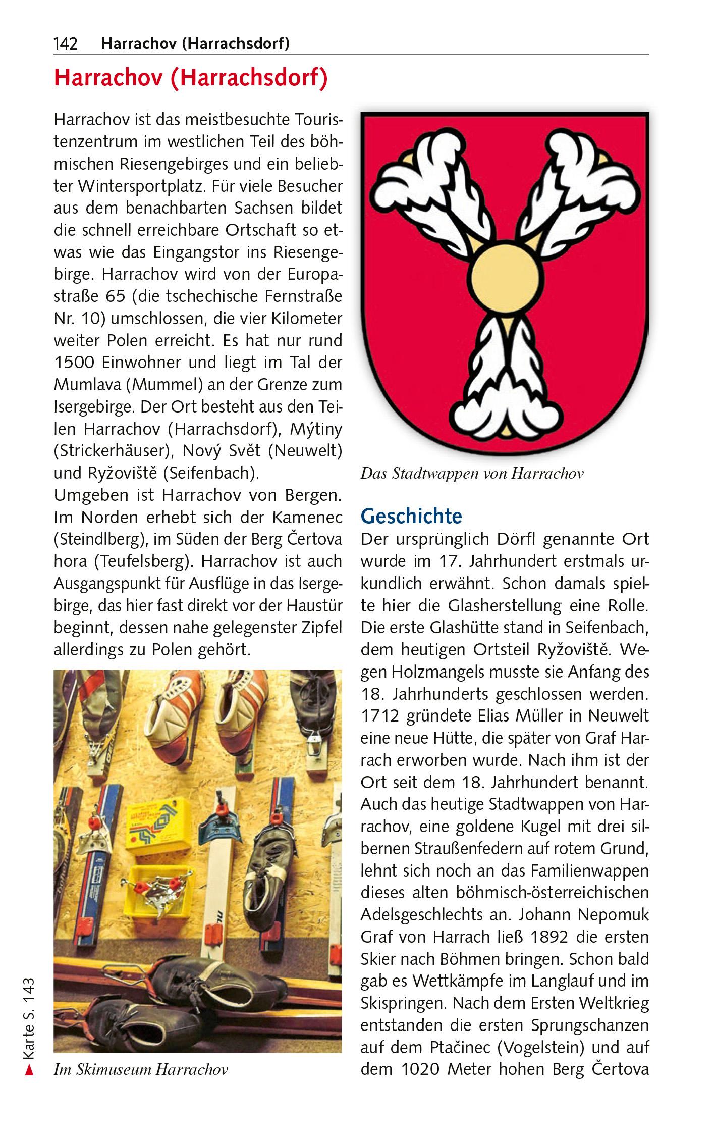 Beispielinhalt (Bild) TRESCHER Reiseführer Riesengebirge
