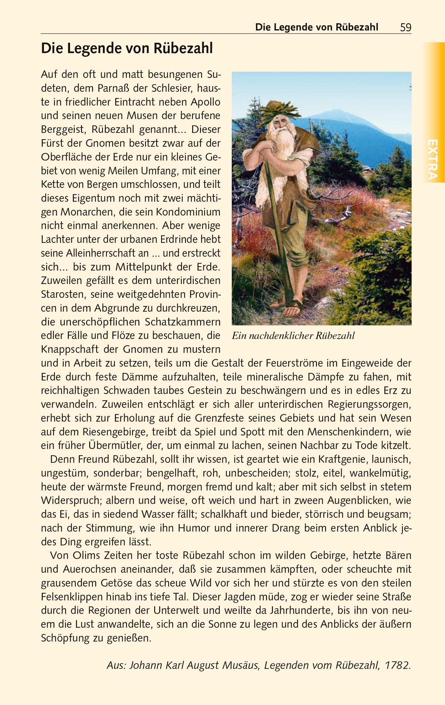 Beispielinhalt (Bild) TRESCHER Reiseführer Riesengebirge