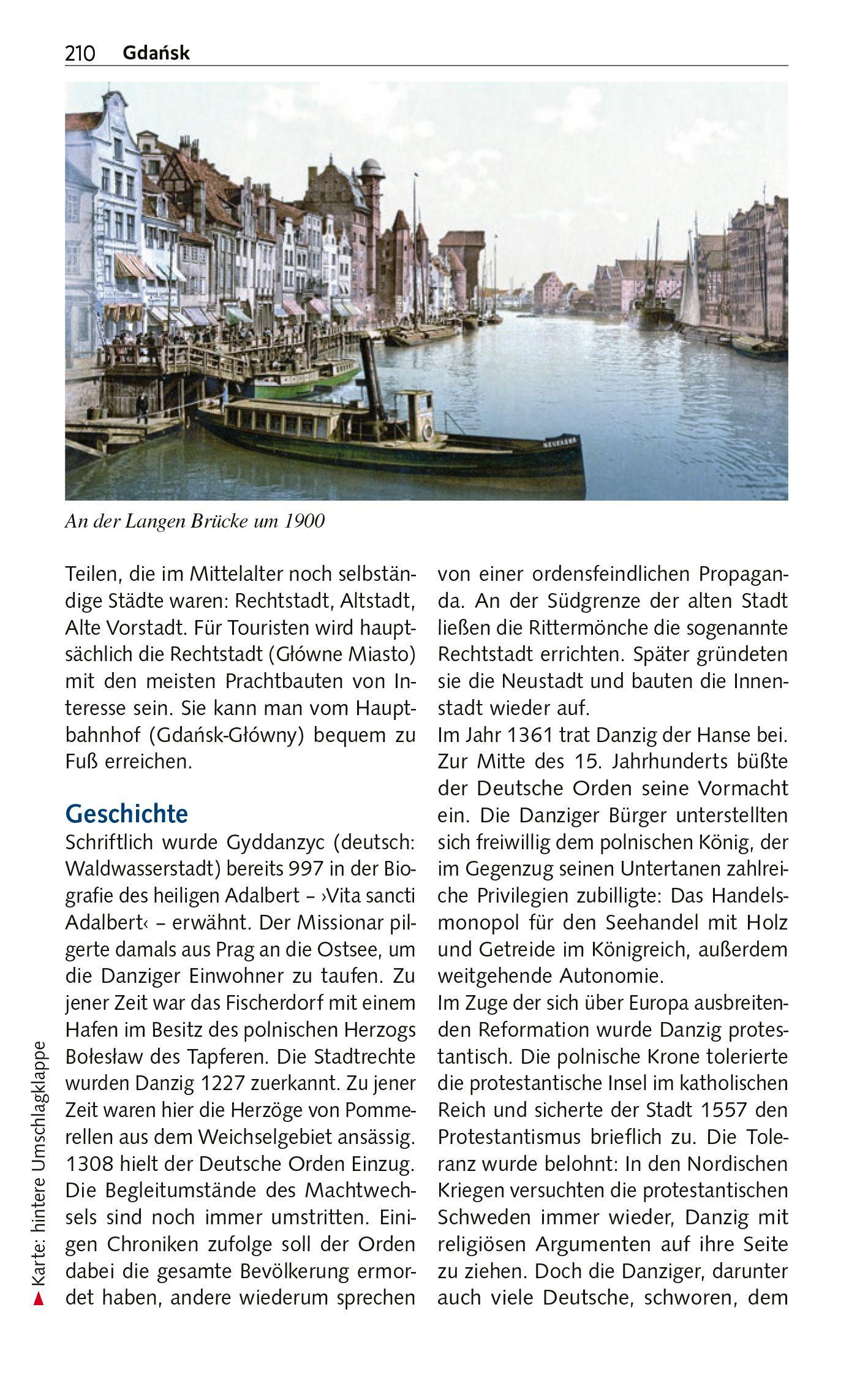 Beispielinhalt (Bild) TRESCHER Reiseführer Polnische Ostseeküste