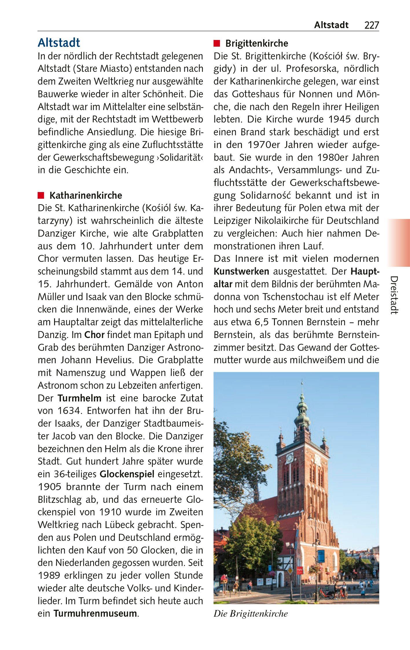 Beispielinhalt (Bild) TRESCHER Reiseführer Polnische Ostseeküste