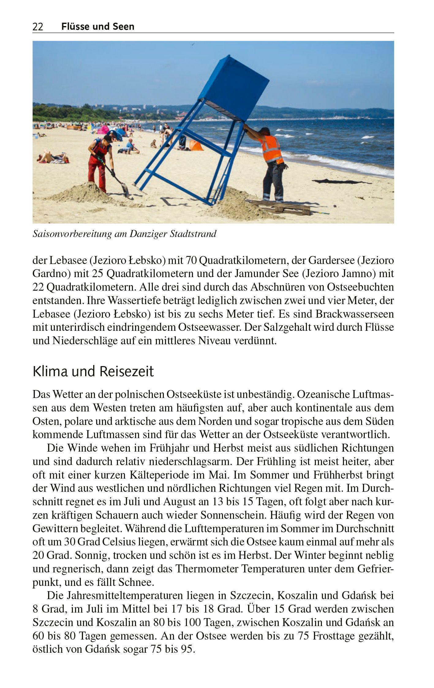 Beispielinhalt (Bild) TRESCHER Reiseführer Polnische Ostseeküste