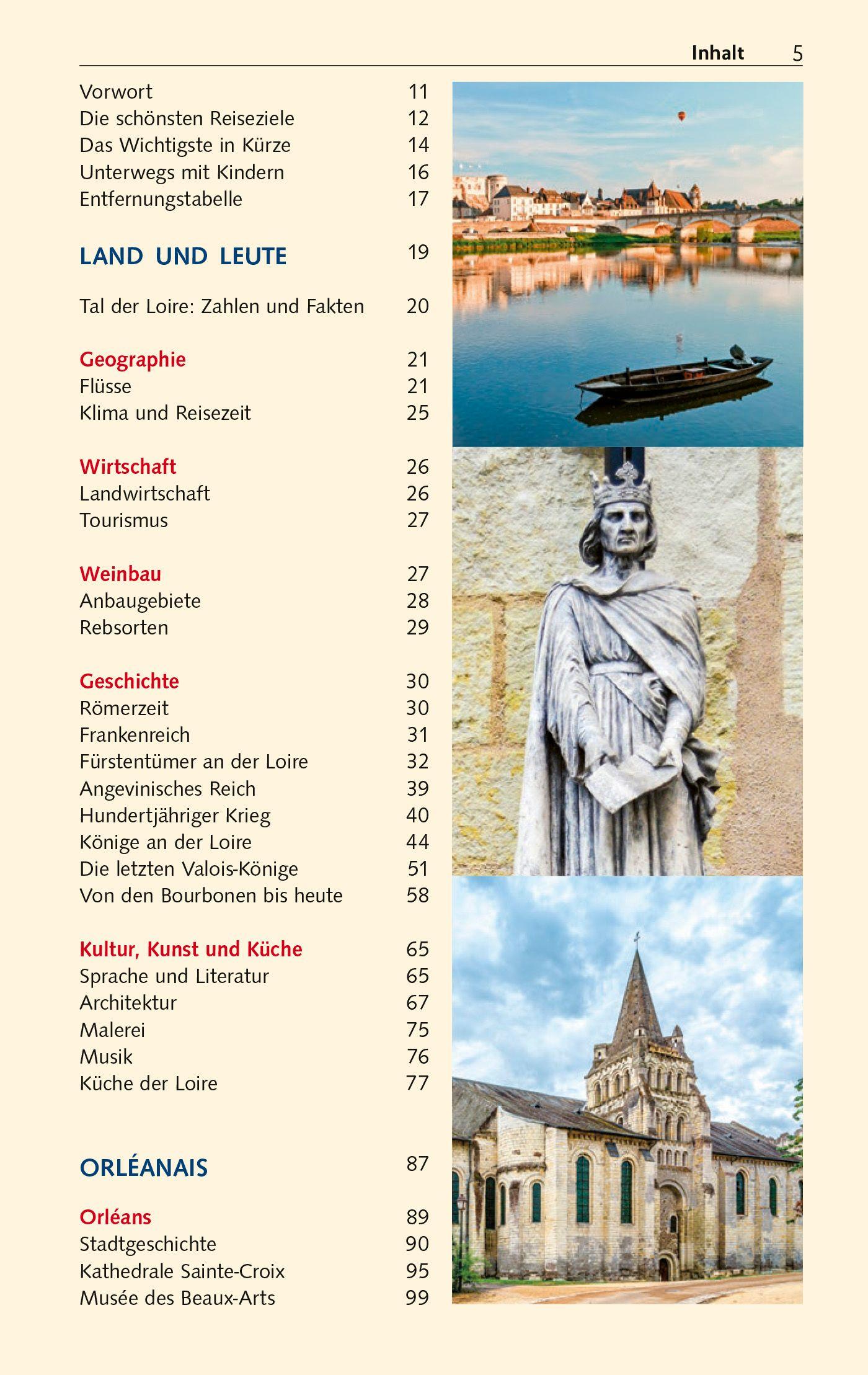 Beispielinhalt (Bild) TRESCHER Reiseführer Schlösser der Loire