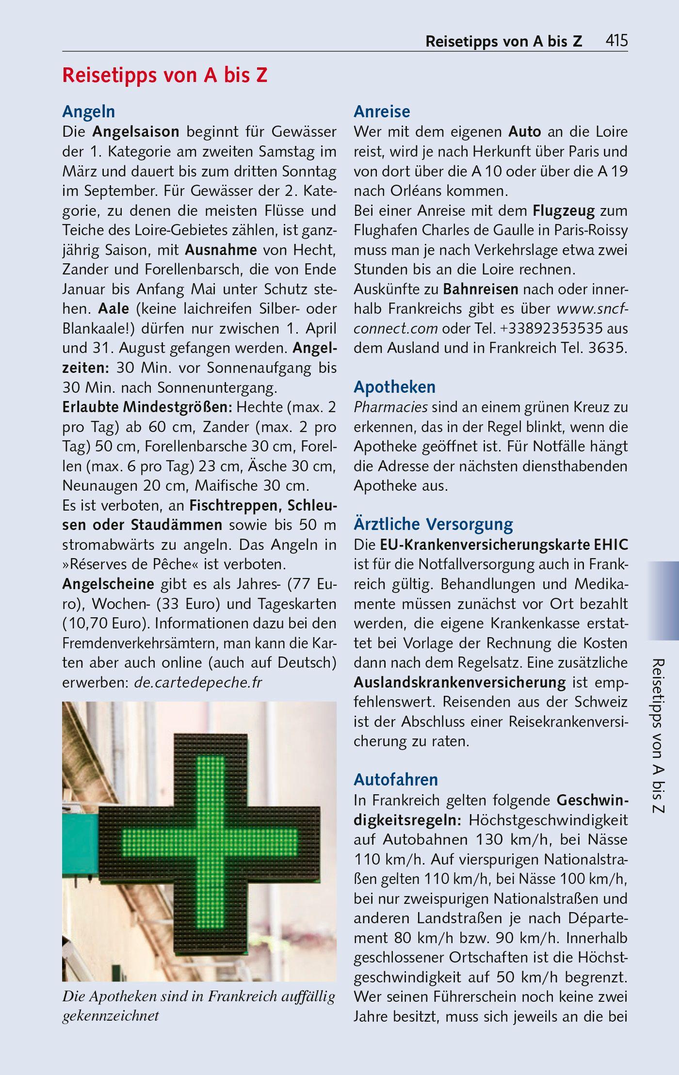 Beispielinhalt (Bild) TRESCHER Reiseführer Schlösser der Loire