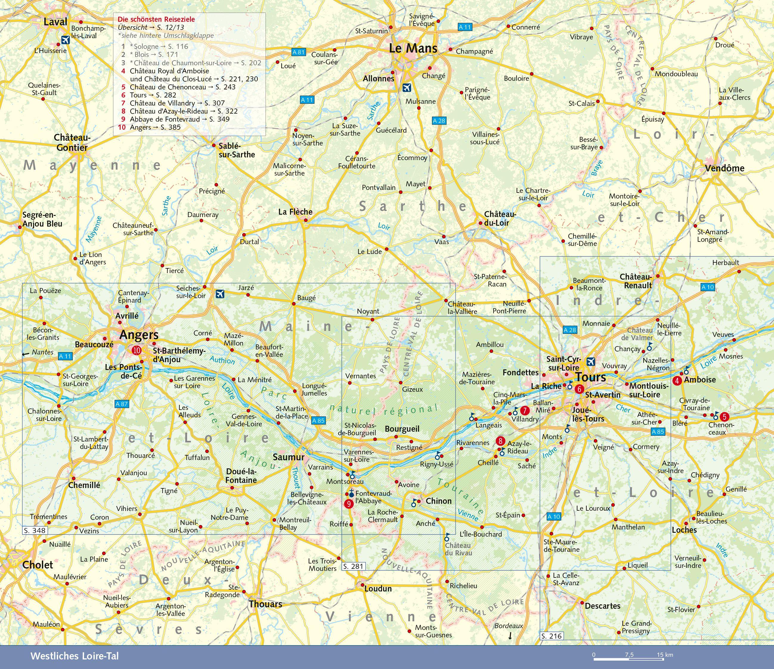 Beispielinhalt (Bild) TRESCHER Reiseführer Schlösser der Loire