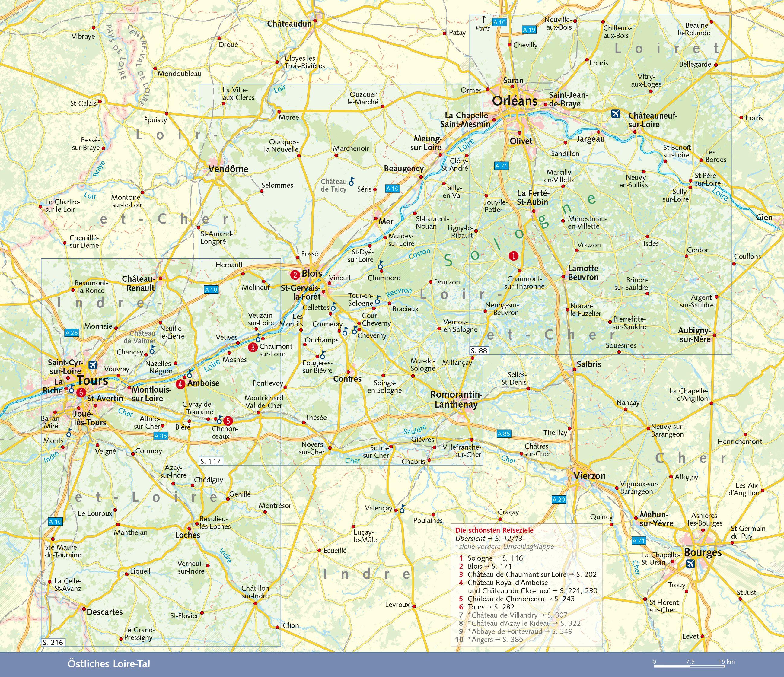 Beispielinhalt (Bild) TRESCHER Reiseführer Schlösser der Loire