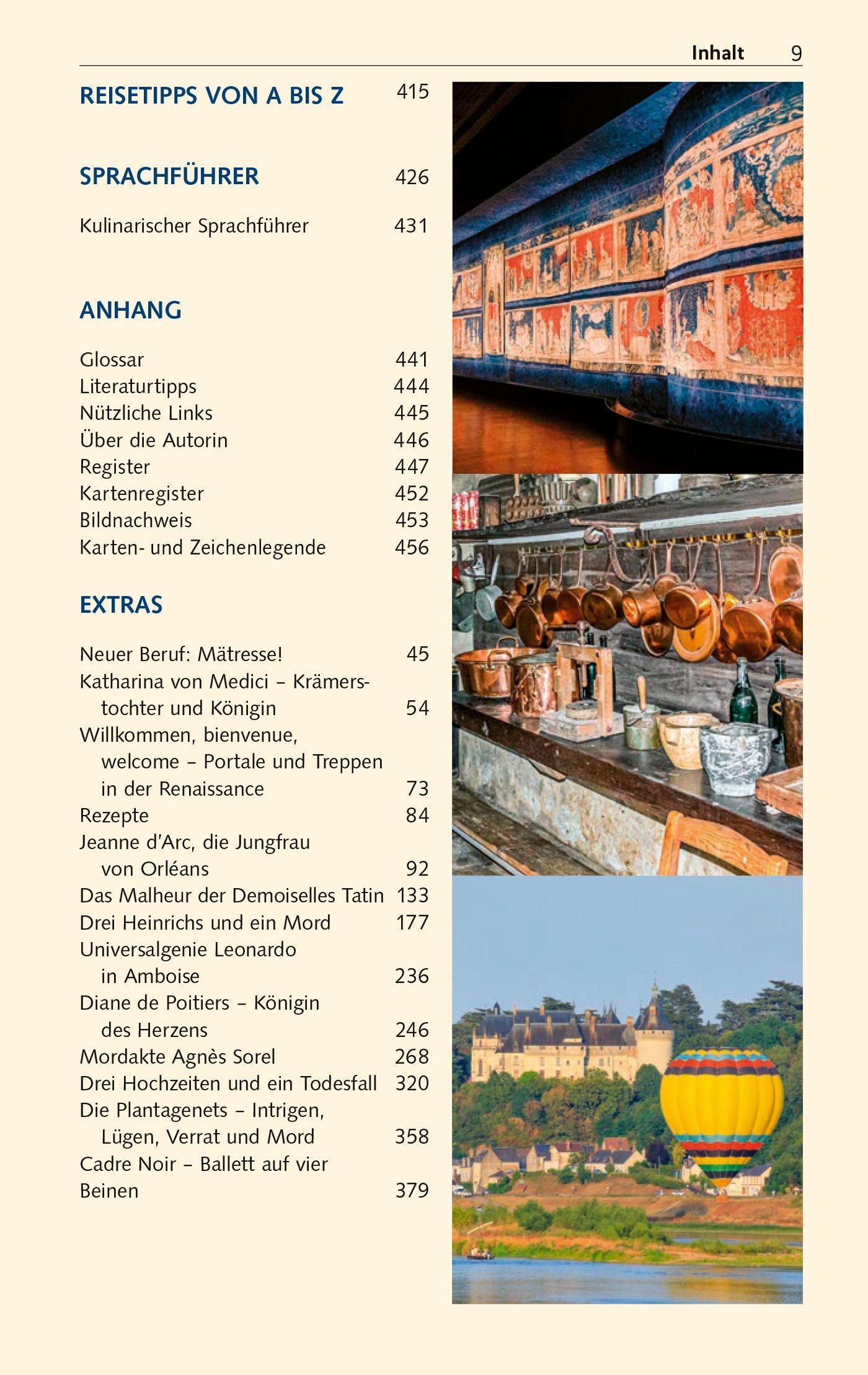 Beispielinhalt (Bild) TRESCHER Reiseführer Schlösser der Loire