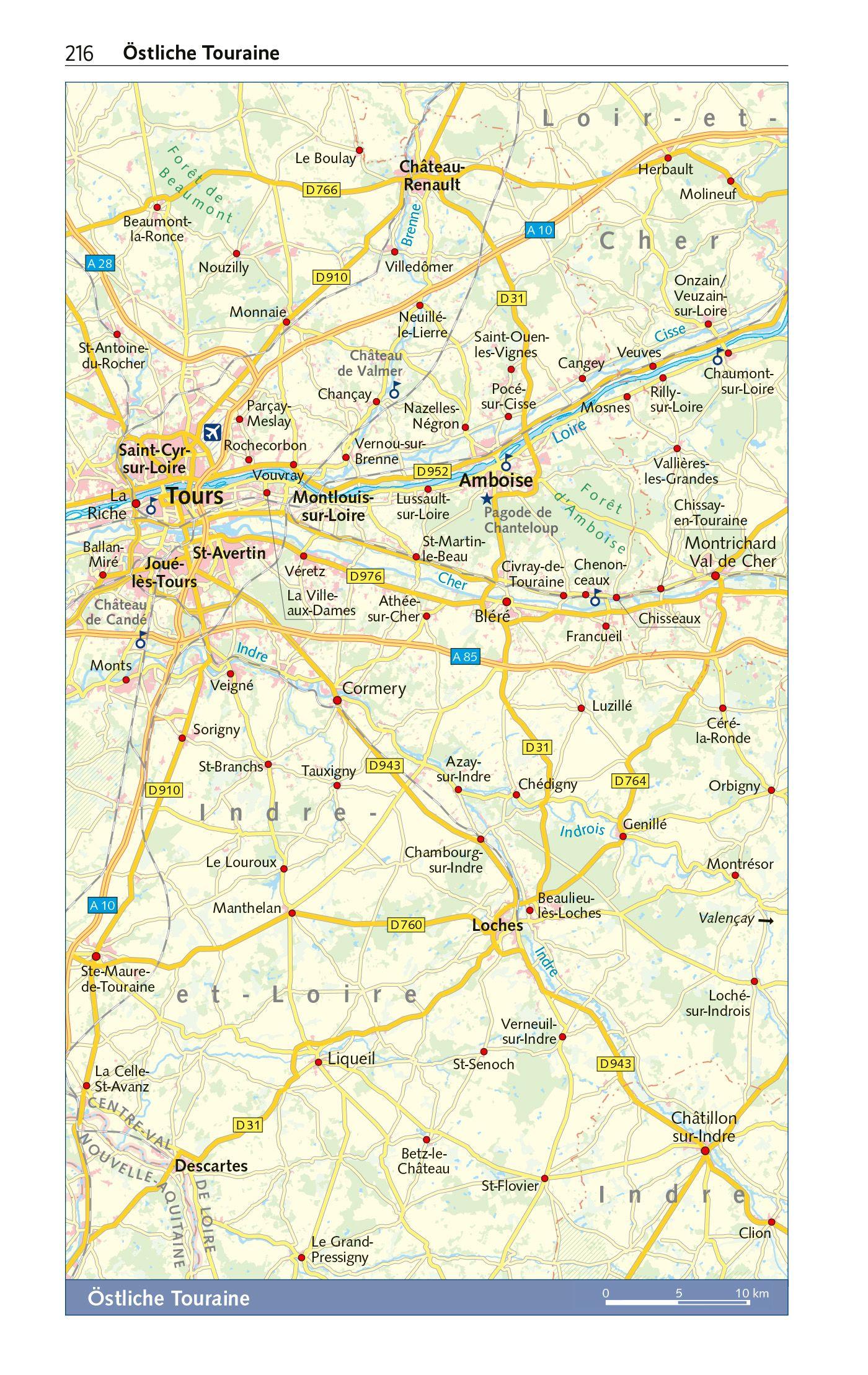 Beispielinhalt (Bild) TRESCHER Reiseführer Schlösser der Loire