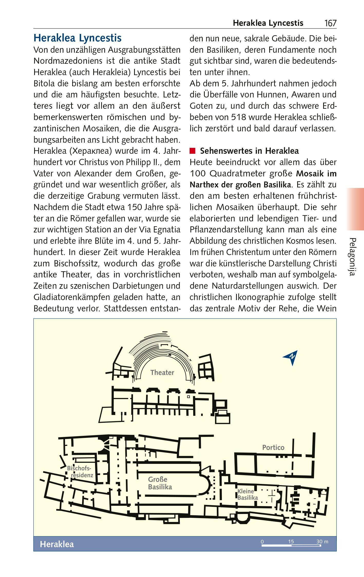 Beispielinhalt (Bild) TRESCHER Reiseführer Nordmazedonien