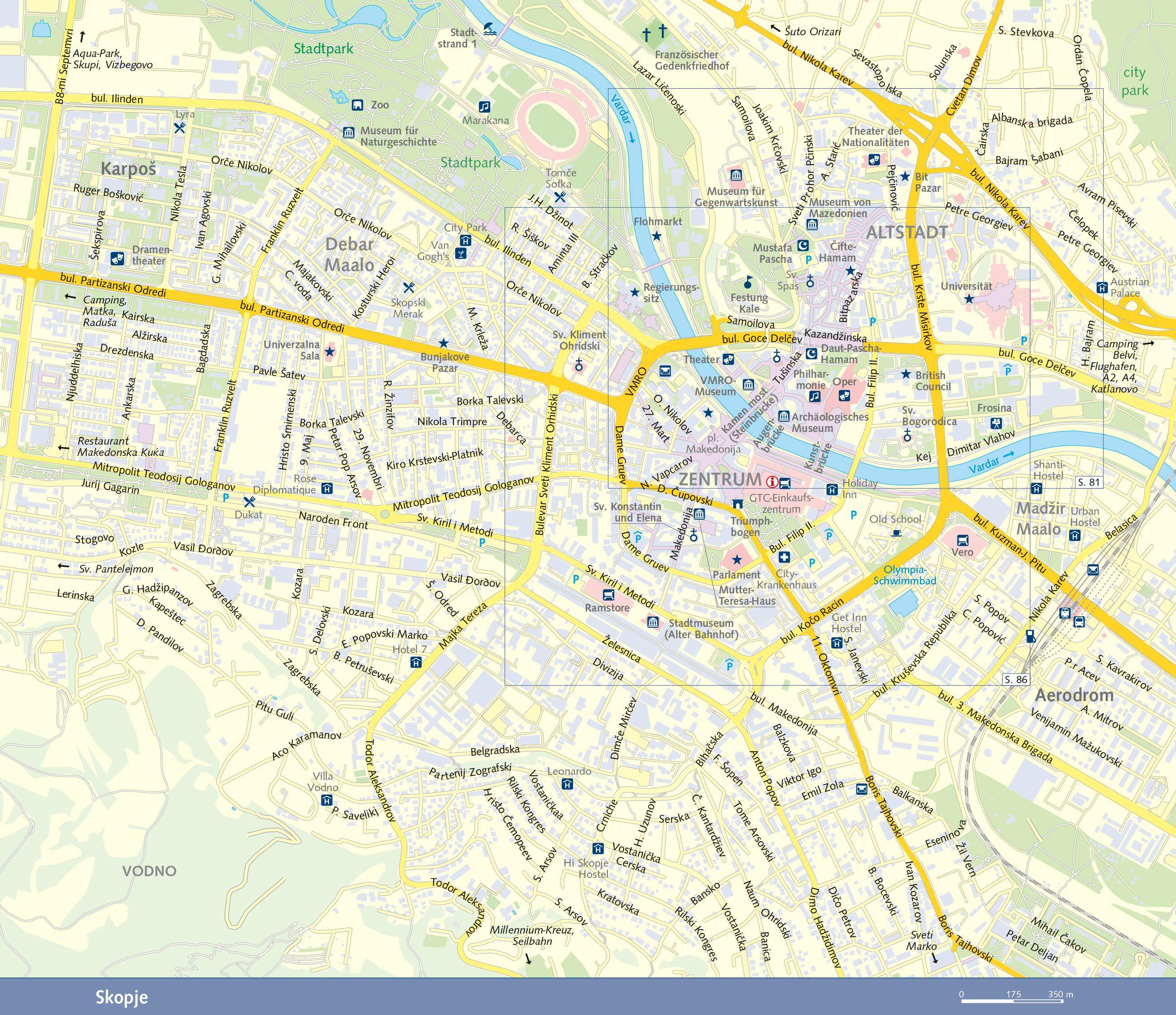 Beispielinhalt (Bild) TRESCHER Reiseführer Nordmazedonien