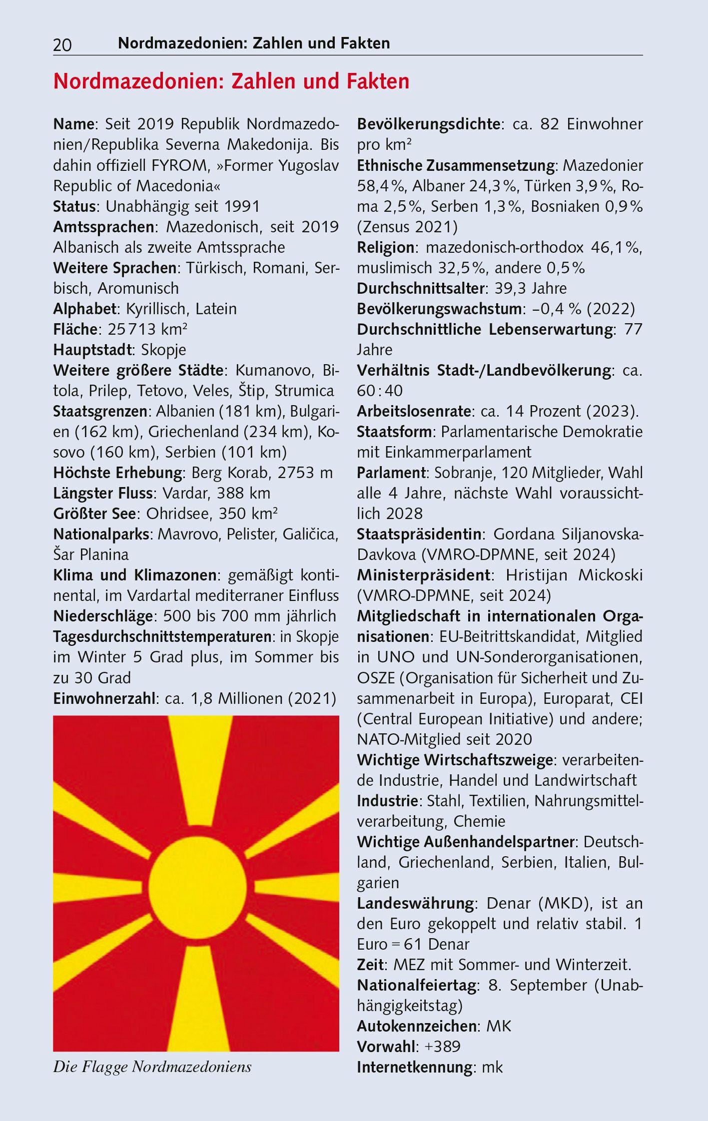 Beispielinhalt (Bild) TRESCHER Reiseführer Nordmazedonien