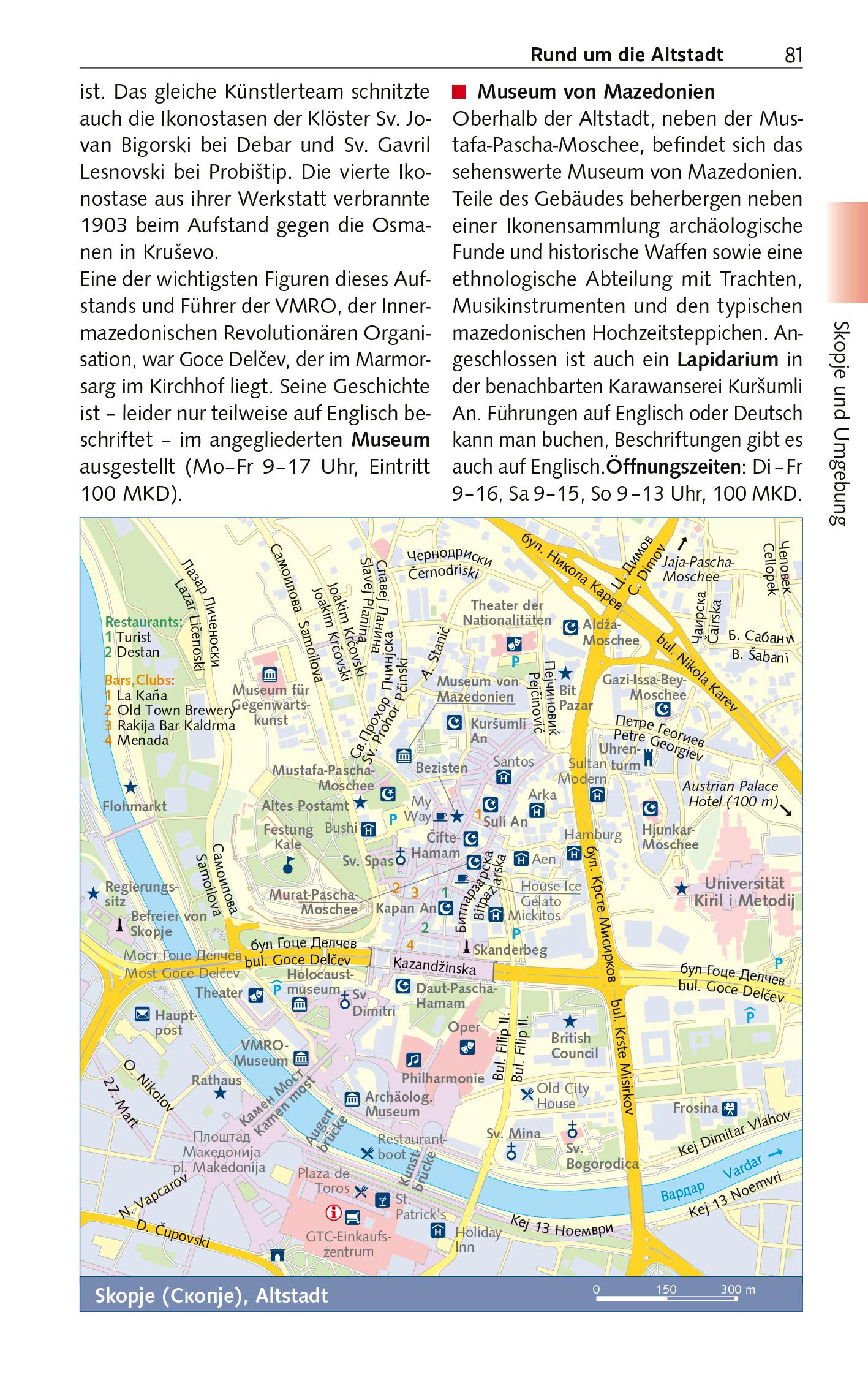 Beispielinhalt (Bild) TRESCHER Reiseführer Nordmazedonien