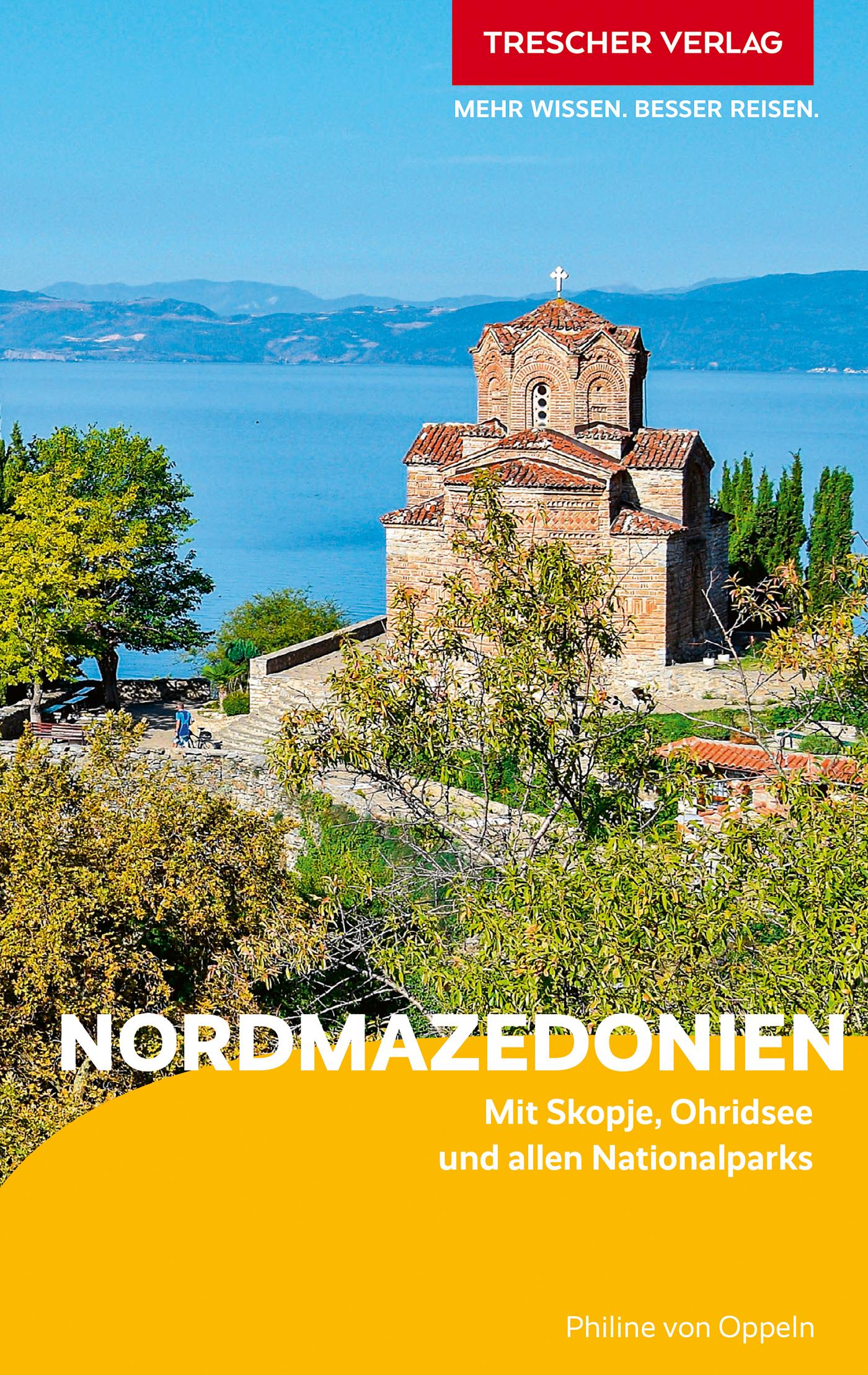 Vorderes Coverbild TRESCHER Reiseführer Nordmazedonien