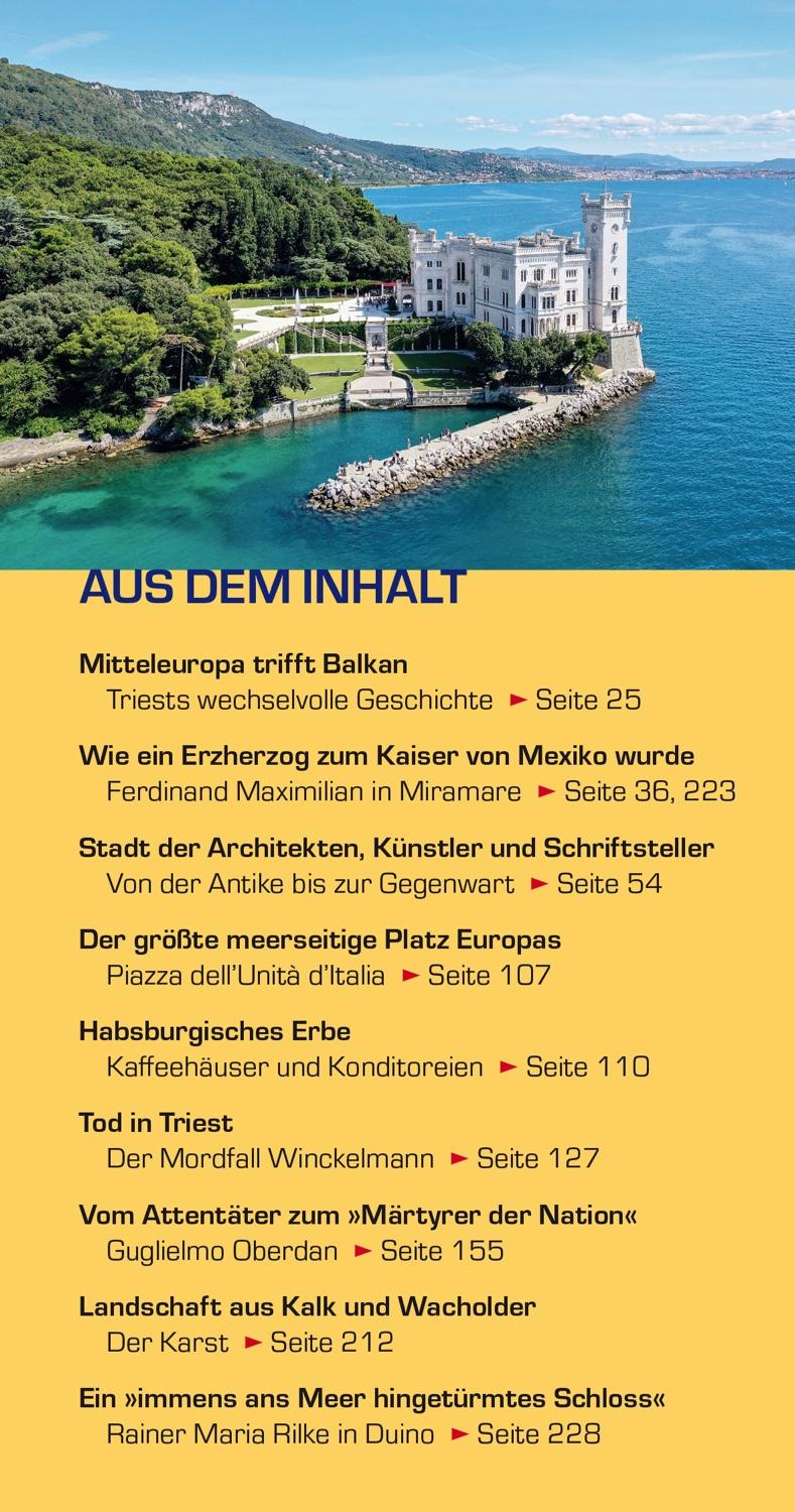 Beispielinhalt (Bild) TRESCHER Reiseführer Triest
