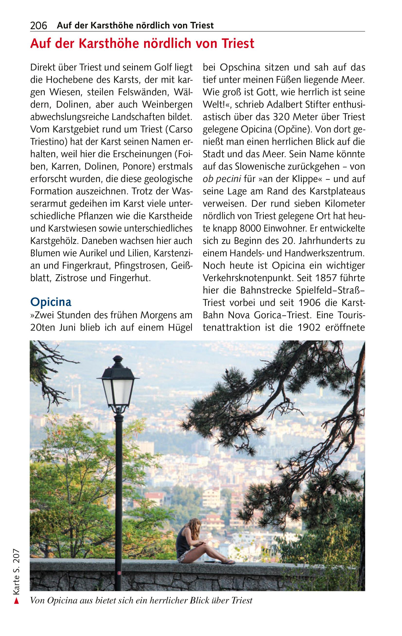 Beispielinhalt (Bild) TRESCHER Reiseführer Triest