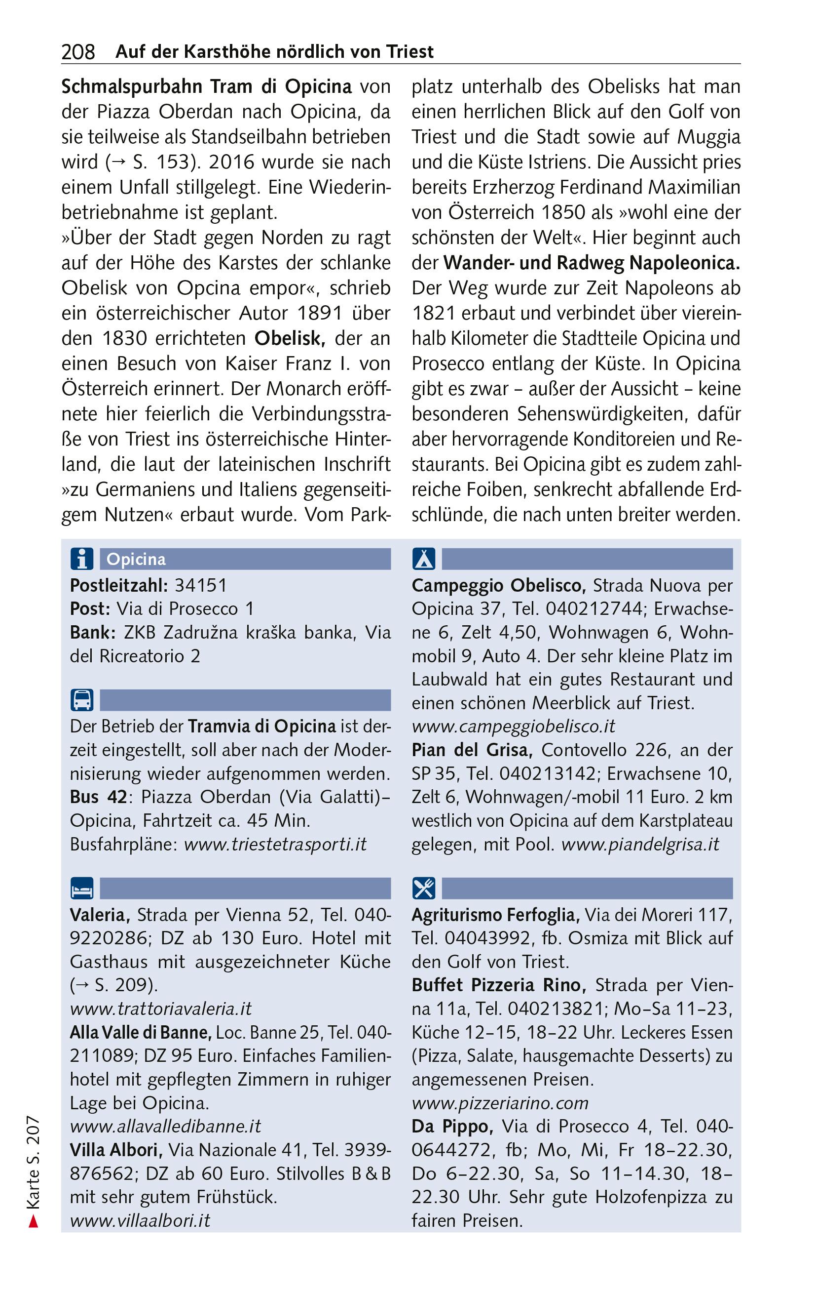Beispielinhalt (Bild) TRESCHER Reiseführer Triest
