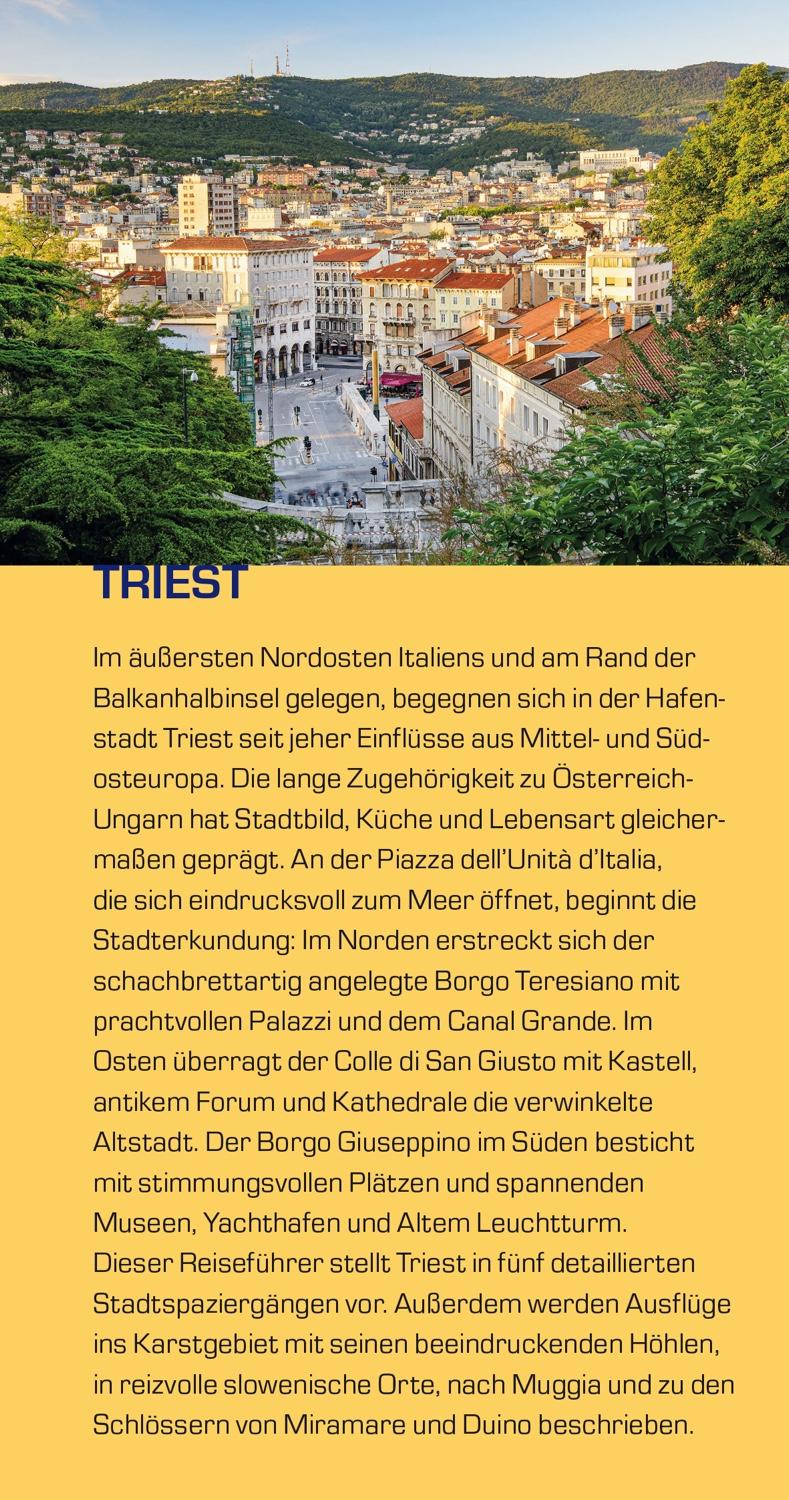 Beispielinhalt (Bild) TRESCHER Reiseführer Triest