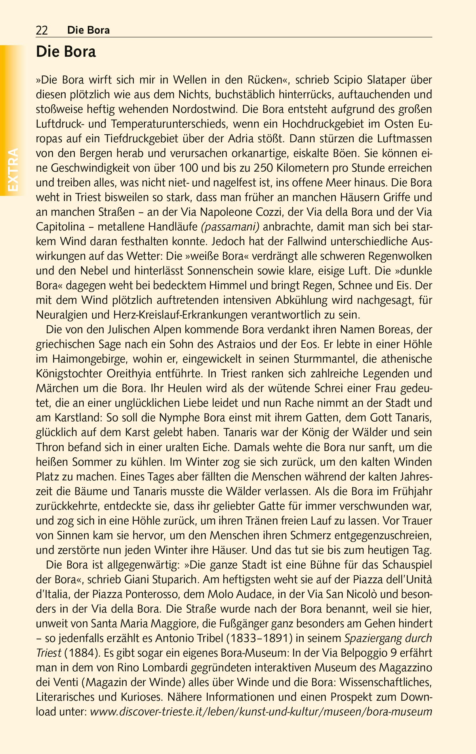 Beispielinhalt (Bild) TRESCHER Reiseführer Triest