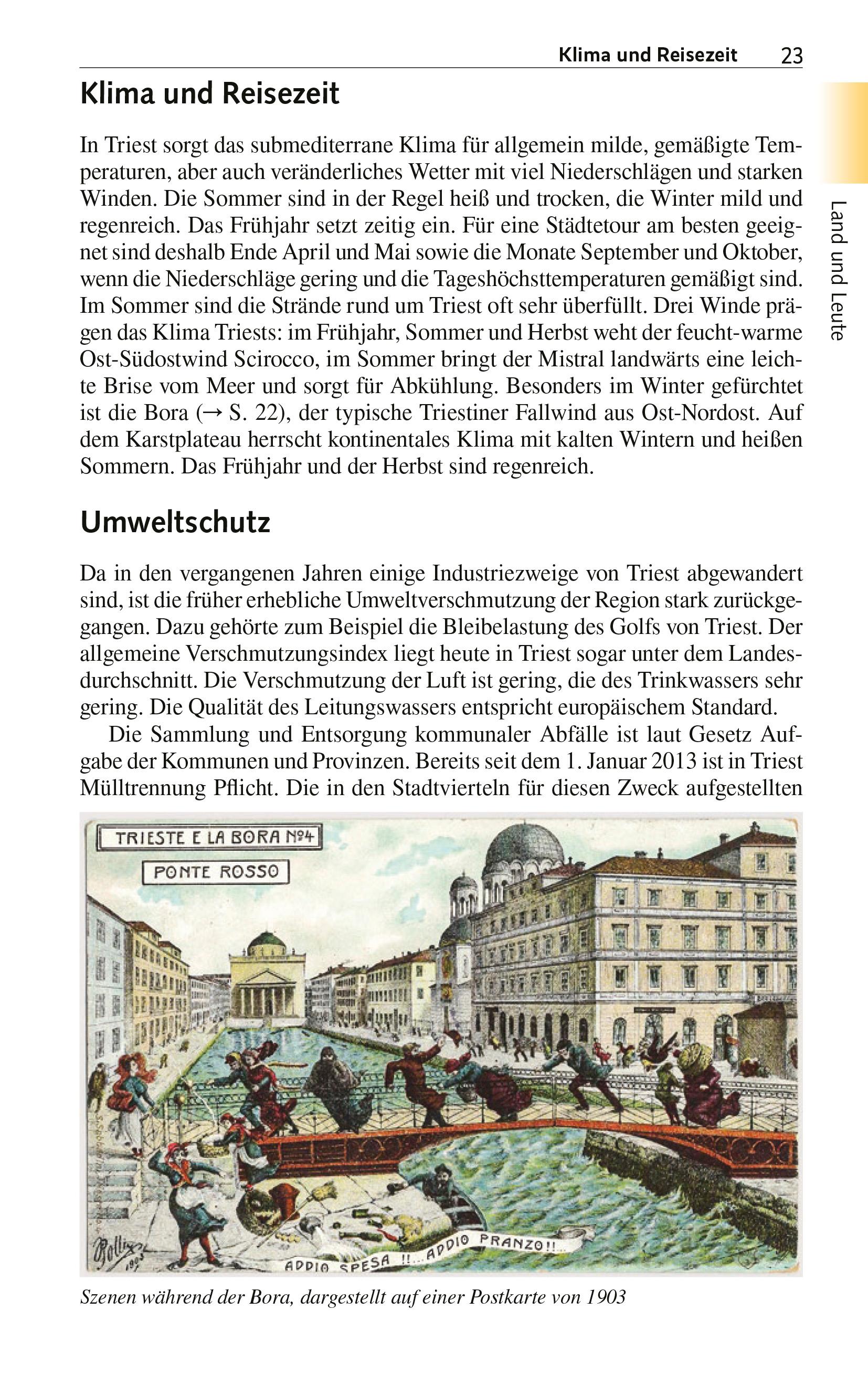 Beispielinhalt (Bild) TRESCHER Reiseführer Triest