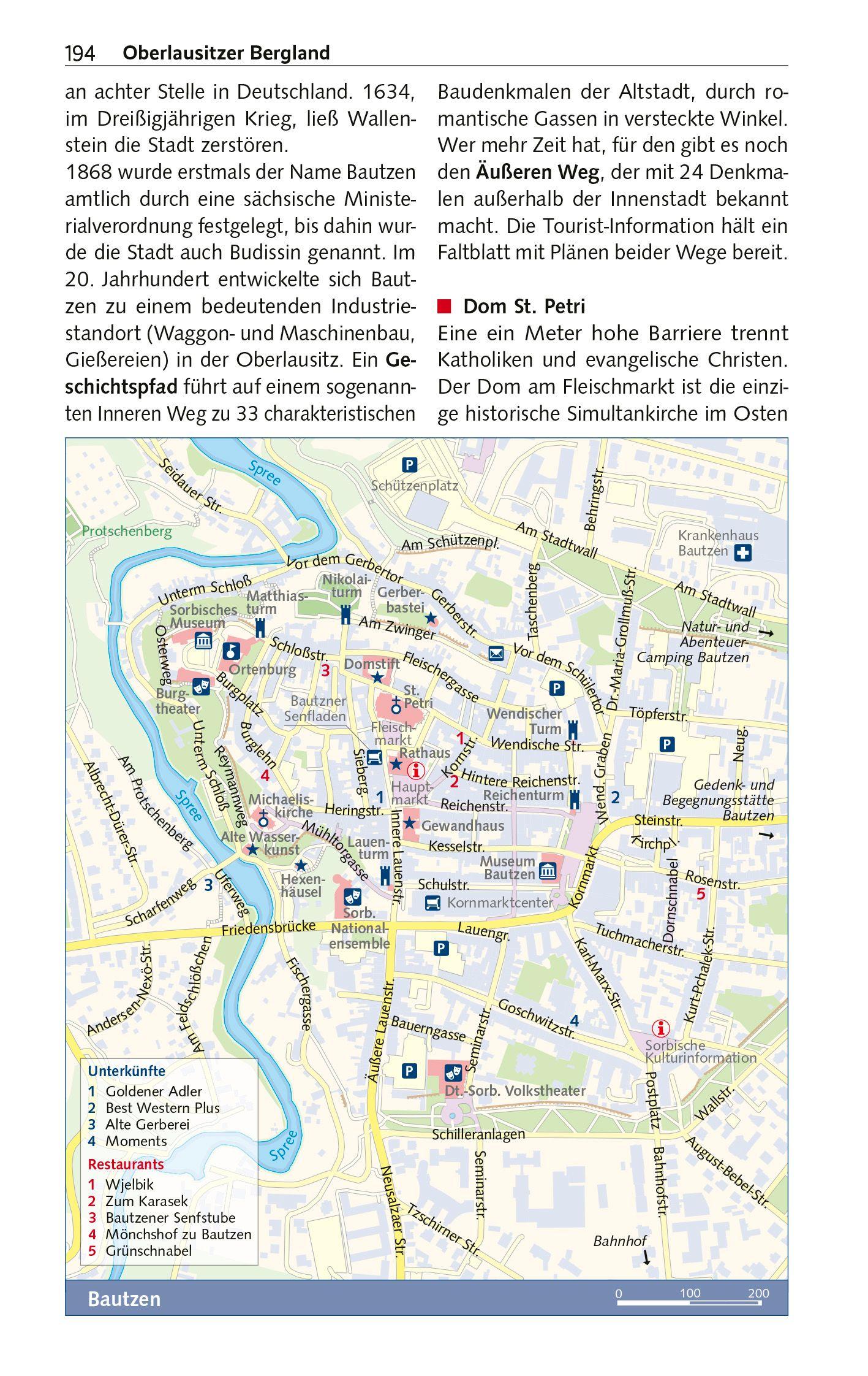 Beispielinhalt (Bild) TRESCHER Reiseführer Sachsen