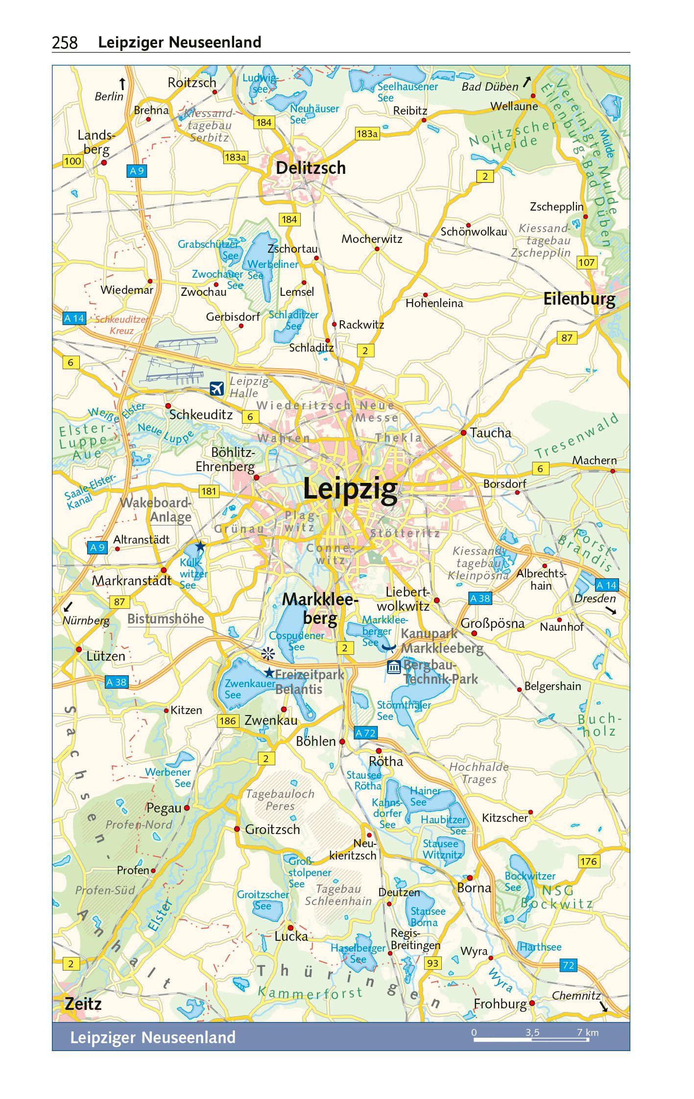 Beispielinhalt (Bild) TRESCHER Reiseführer Sachsen