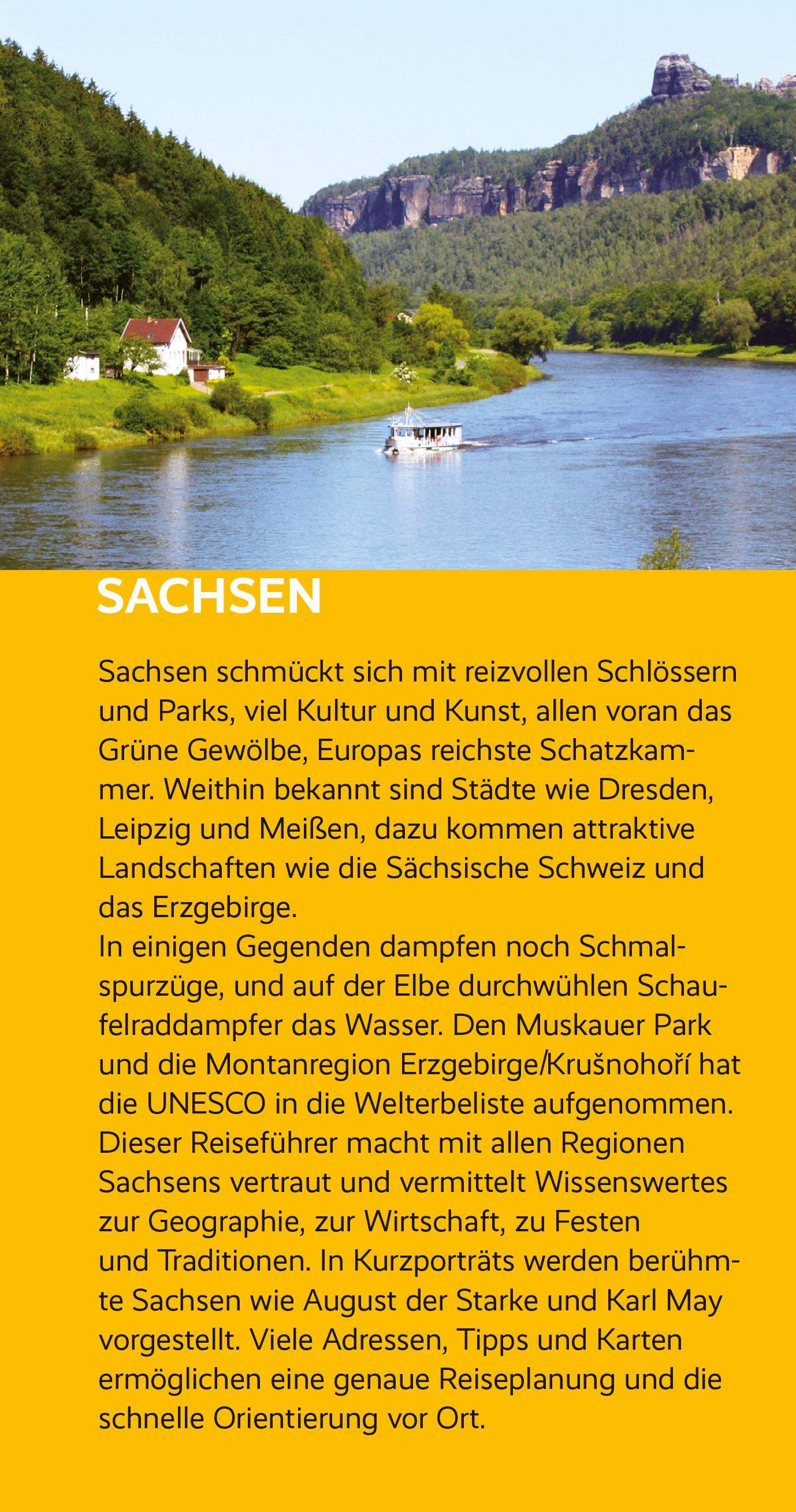 Beispielinhalt (Bild) TRESCHER Reiseführer Sachsen