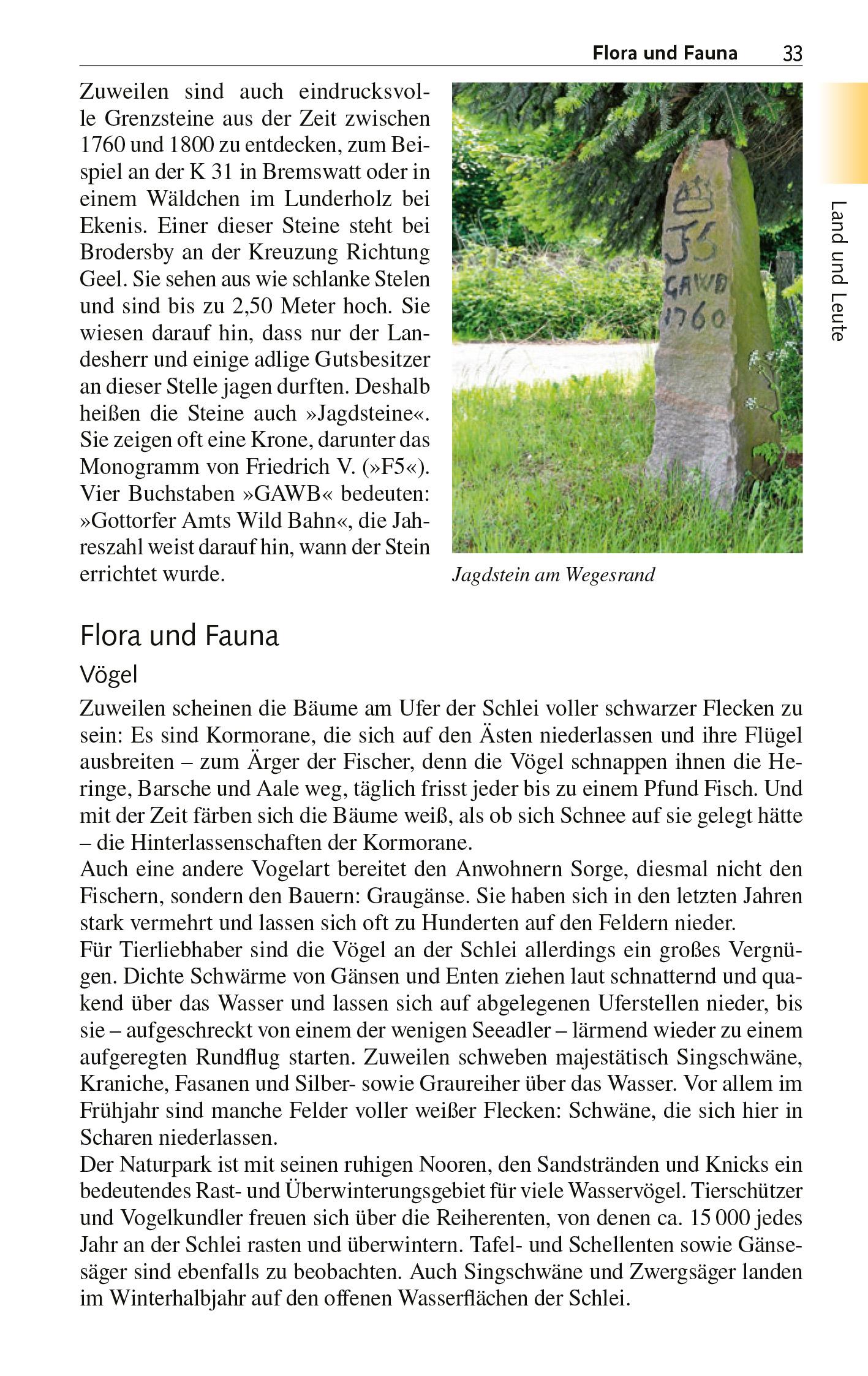 Beispielinhalt (Bild) TRESCHER Reiseführer Schlei