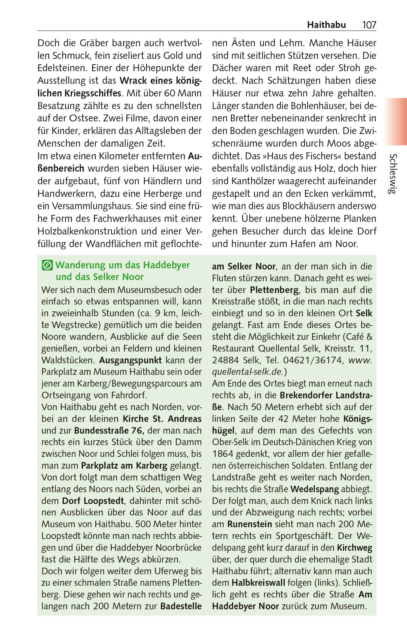 Beispielinhalt (Bild) TRESCHER Reiseführer Schlei