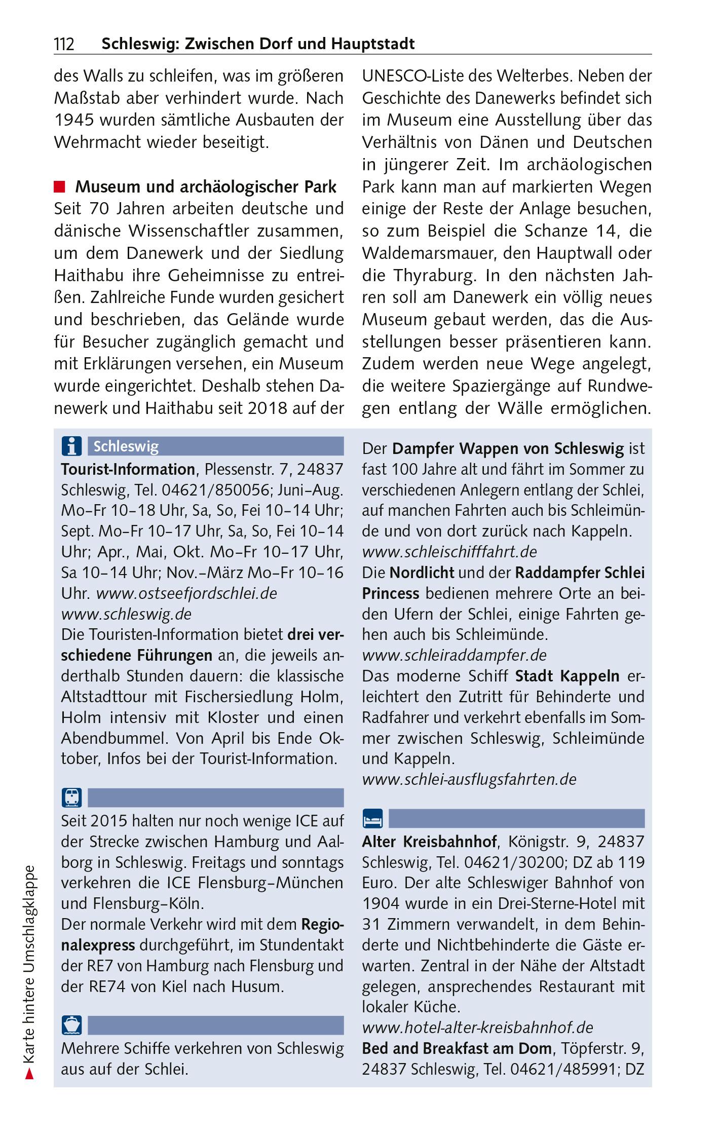 Beispielinhalt (Bild) TRESCHER Reiseführer Schlei