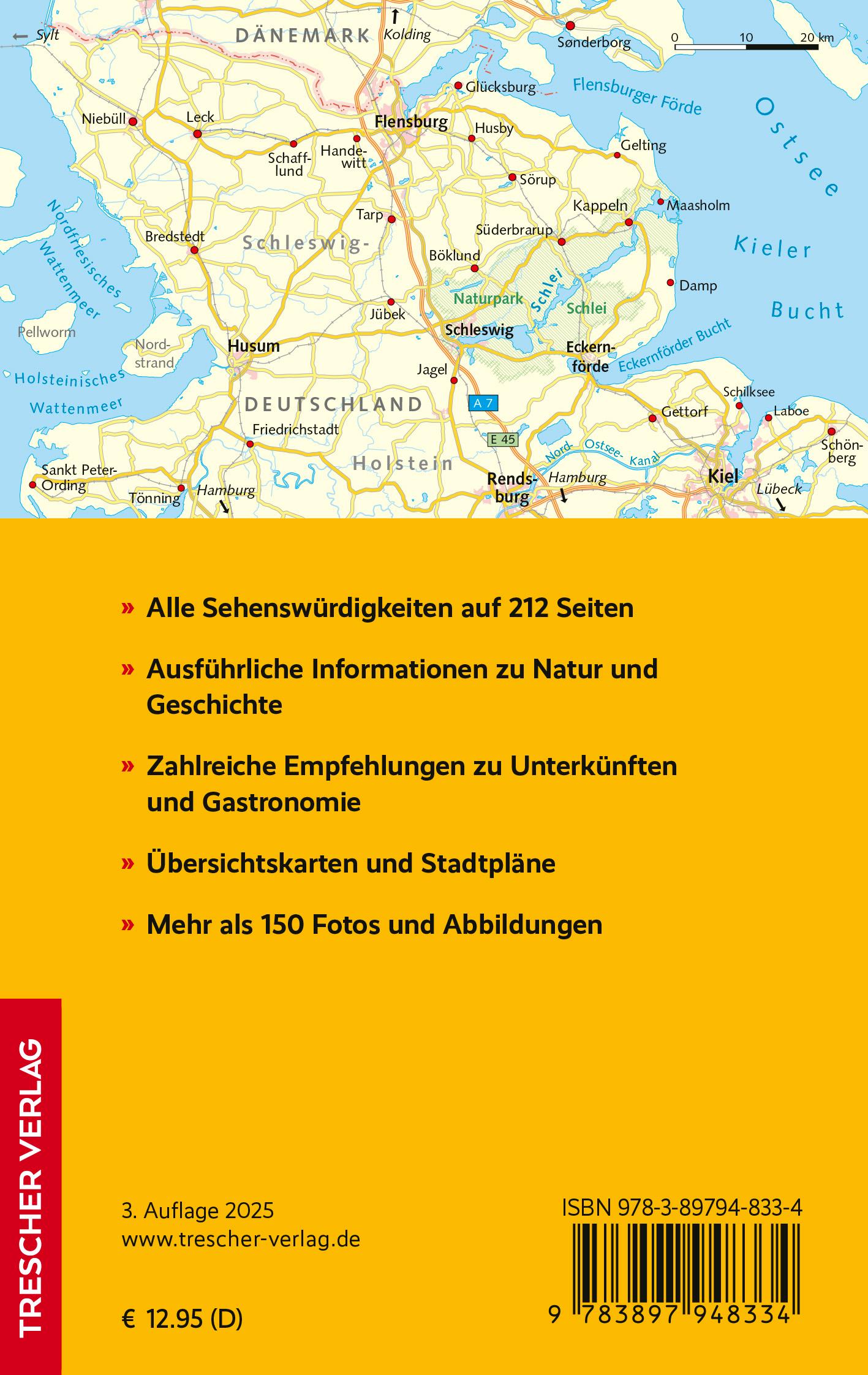 Rückseitencover TRESCHER Reiseführer Schlei