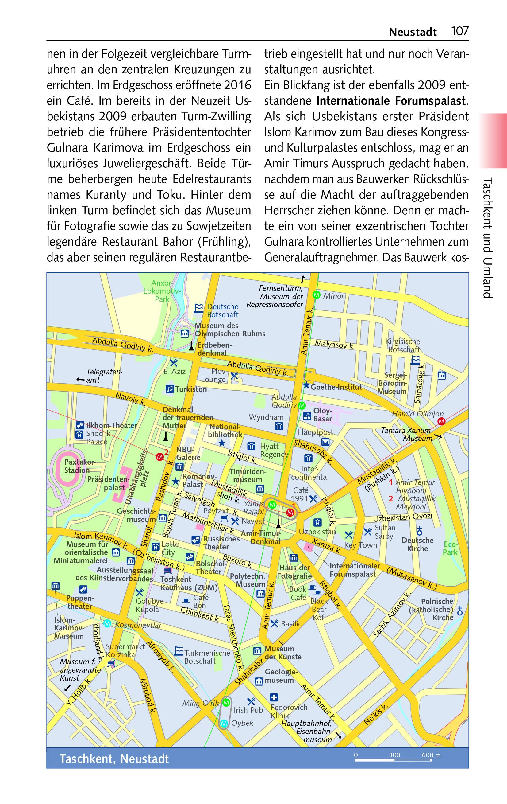 Beispielinhalt (Bild) TRESCHER Reiseführer Usbekistan